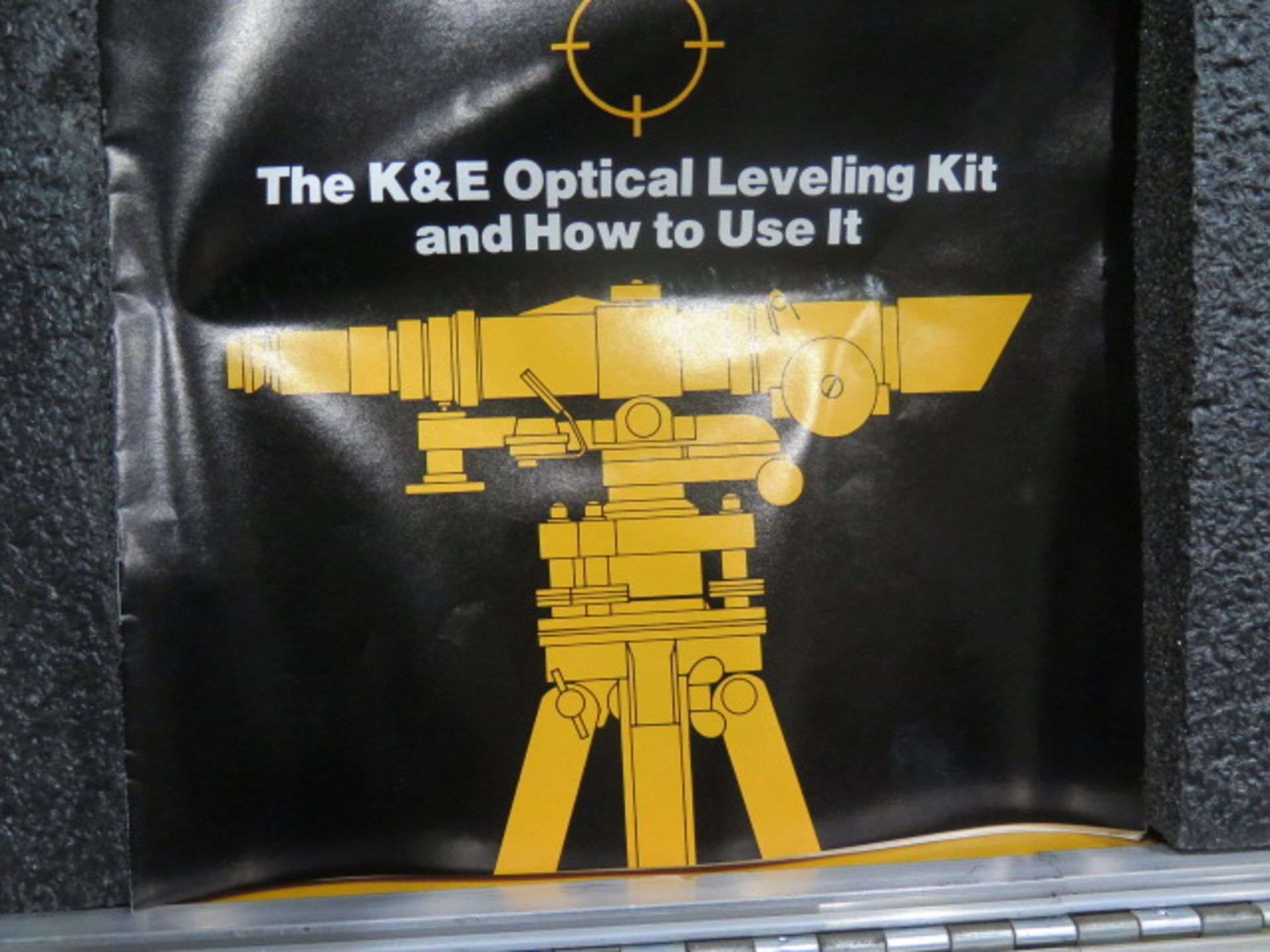 K & E Optical Leveling Transit w/ Stands and Acces - Image 6 of 6