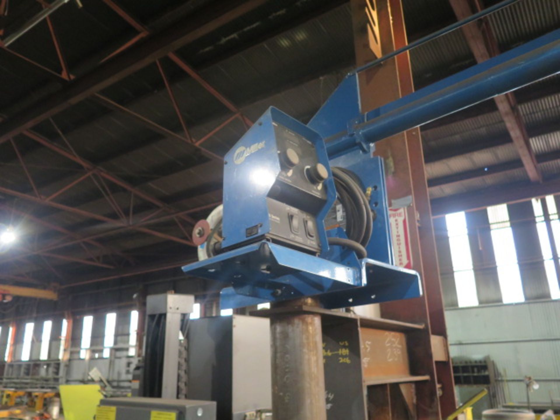 Miller Dimension 652 CC/CV-DC Arc welding Power Source w/ Miller 15’ Boom Assembly, Miller 70-Series - Image 2 of 7