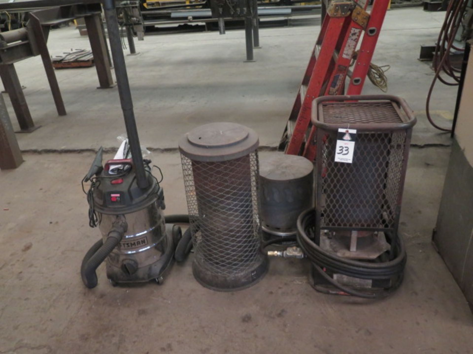 Propane Heaters and Craftsman Shop Vac