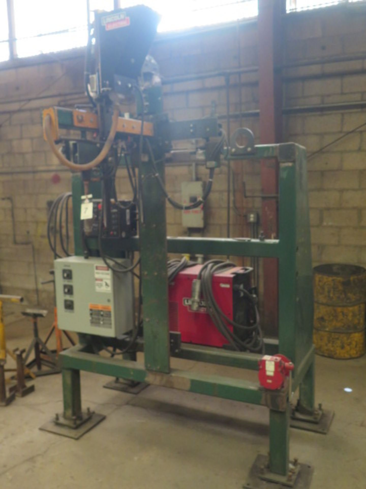 60” H x 18” Linear Welding Manipulator w/ Lincoln Flextec 650 Arc Welding Power Source, Lincoln NA- - Image 2 of 10