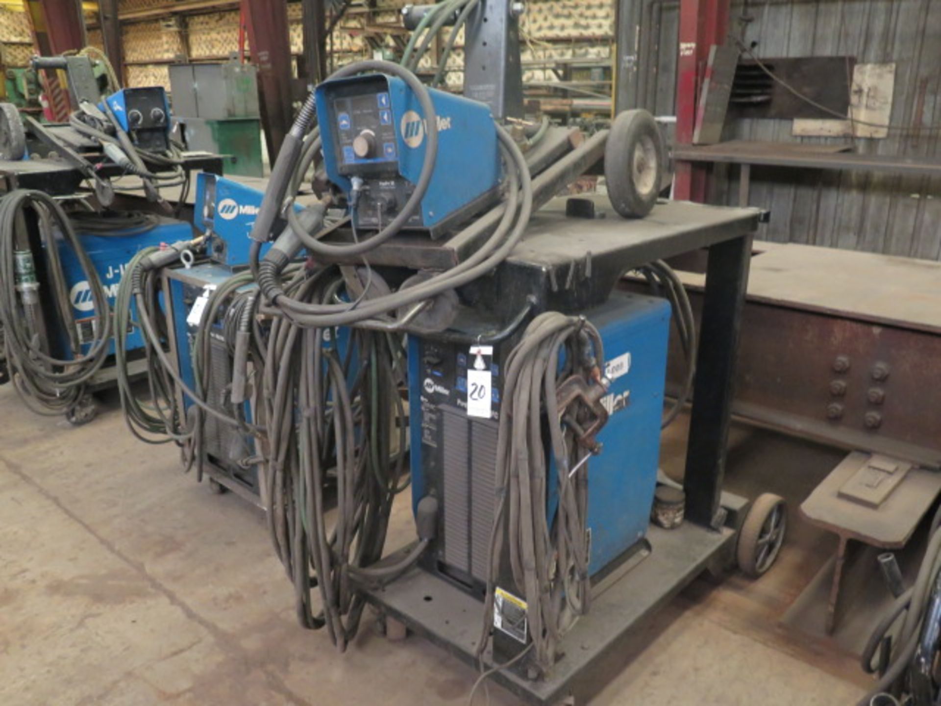 Miller Pipe Pro 450 RFC Arc Welding Power Source s/n LH230189G w/ Miller Pipe Pro DX Wire Feeder - Image 2 of 8