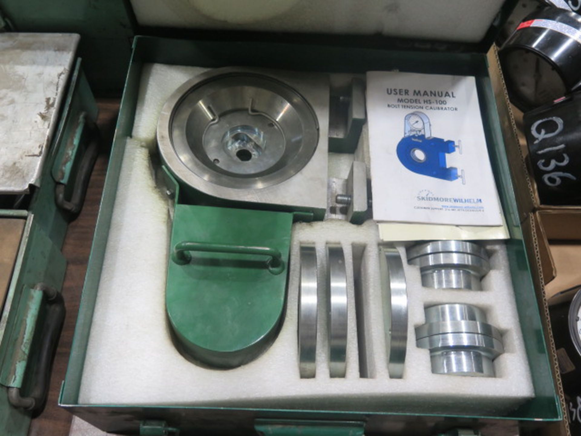 Mansfield & Green Dead Weight Tester and Skidmore Wilhelm mdl. HS-100 Bolt Tension Calibrator - Image 3 of 6