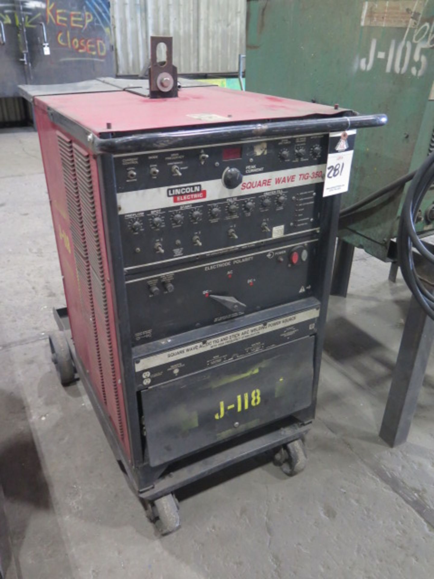 Lincoln Squarewave TIG-350 Square Wave AC/DC TIG and Stick Arc Welding Power Source with High