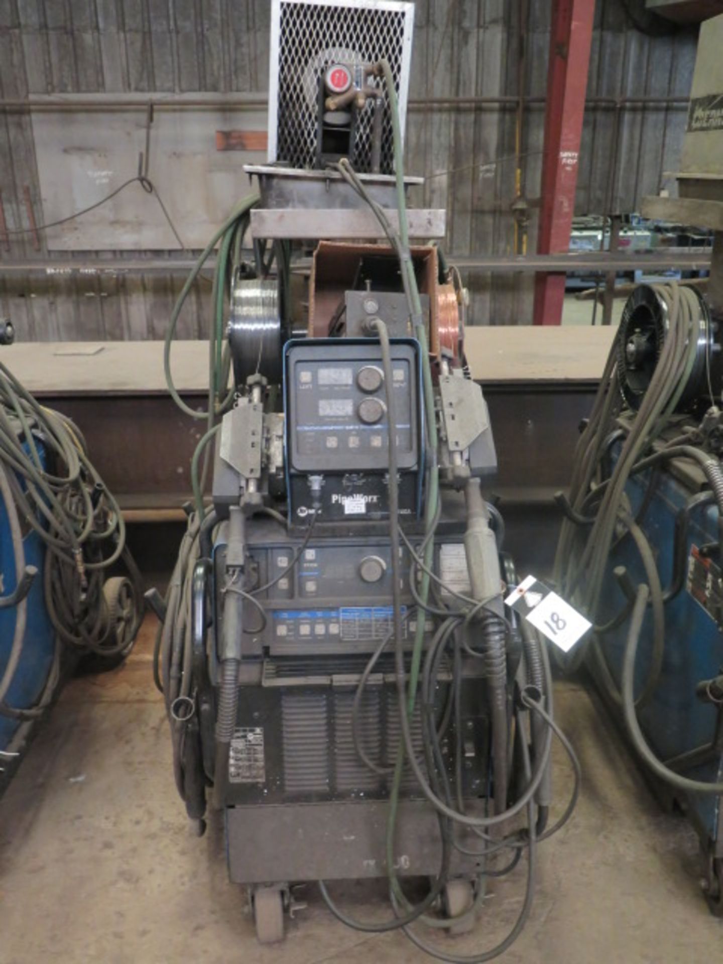 Miller “Pipe Worx 400” MIG-TIG-Stick Welding Power Source s/n MB070123G w/ Miller Dual Source Wire - Image 2 of 8