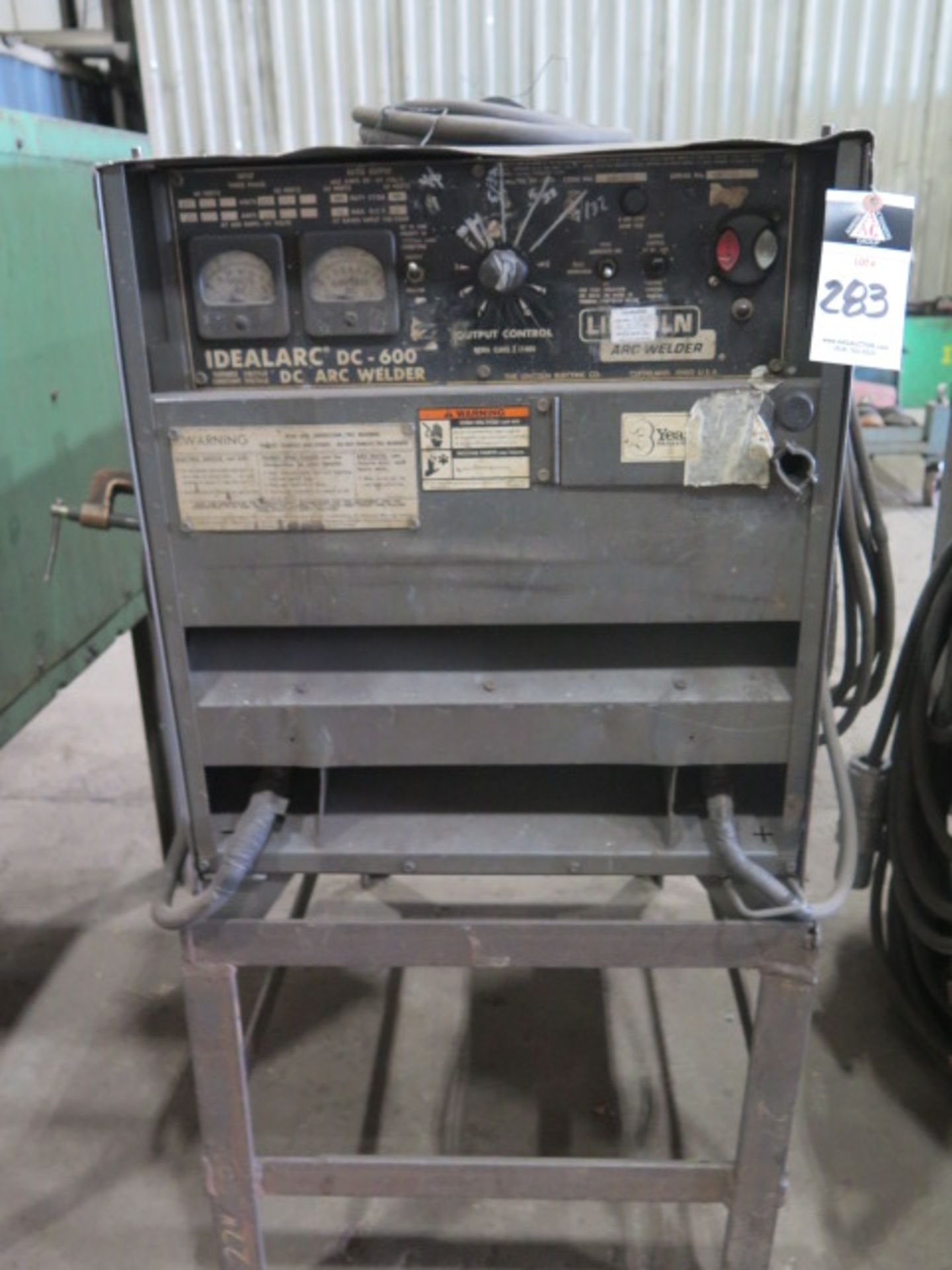 Lincoln Idealarc DC-600 VV-CV DC Arc Welding Power Source - Image 2 of 5