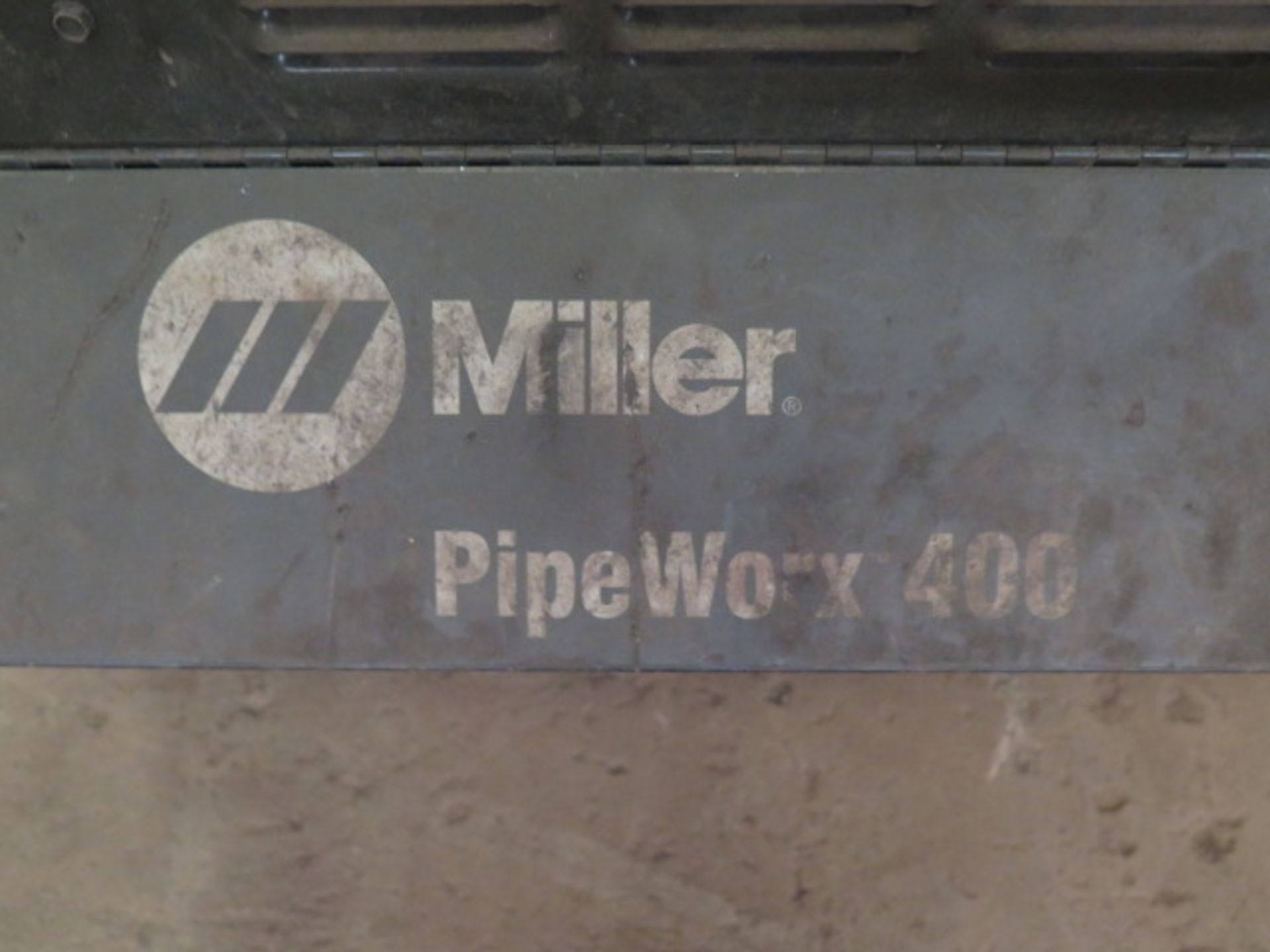 Miller “Pipe Worx 400” MIG-TIG-Stick Welding Power Source s/n MB020280G w/ Miller Dual Source Wire - Image 7 of 7