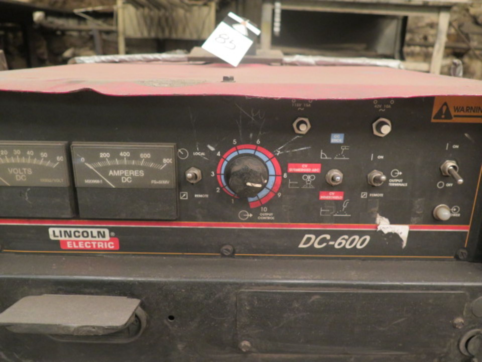 Lincoln DC-600 DC Arc Welding Power Source s/n U1070709805 - Image 4 of 4