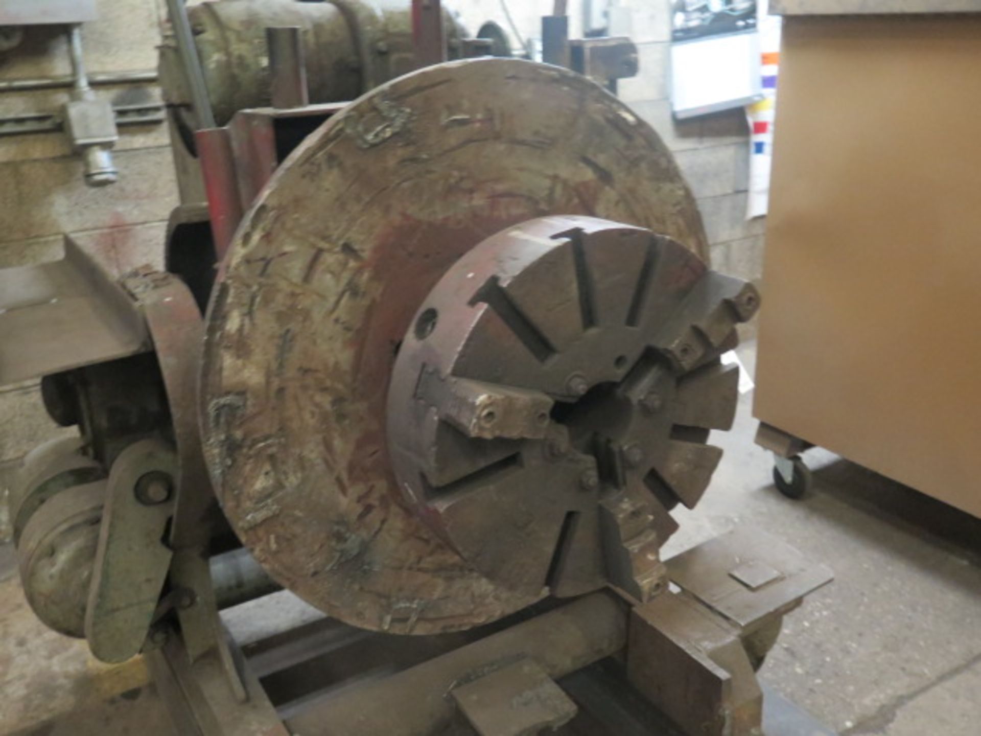 Reed P-25-R 2500 Lb Cap Welding Positioner w/ 33” Dia. Table, 18” 3-Jaw Chuck - Image 3 of 6