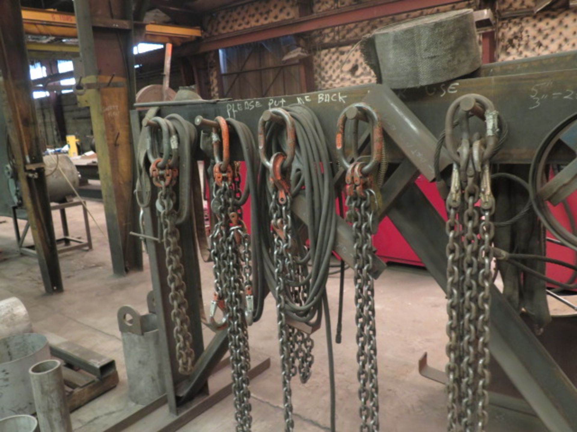 Chain Slings and Rack - Image 2 of 3