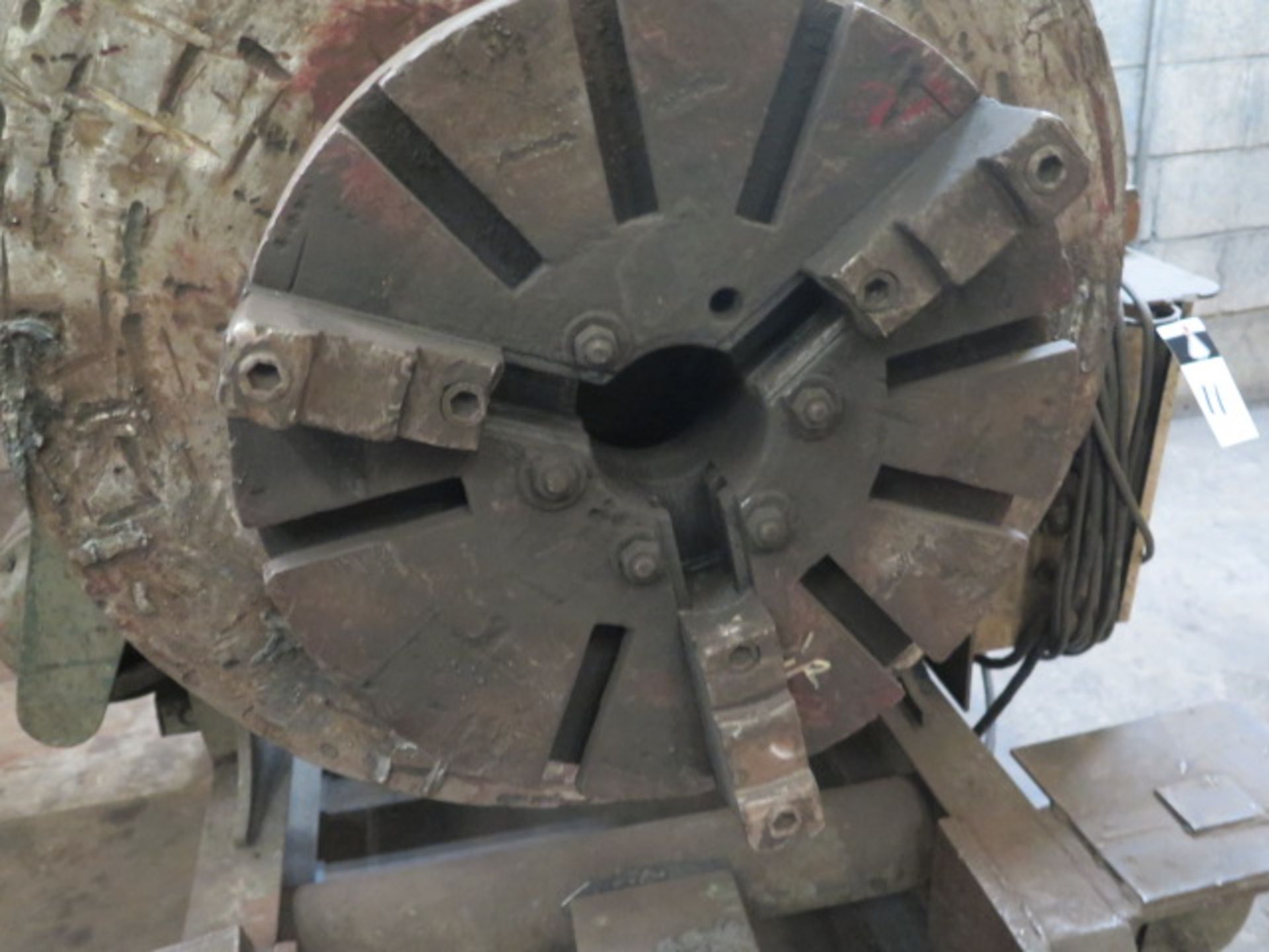 Reed P-25-R 2500 Lb Cap Welding Positioner w/ 33” Dia. Table, 18” 3-Jaw Chuck - Image 4 of 6