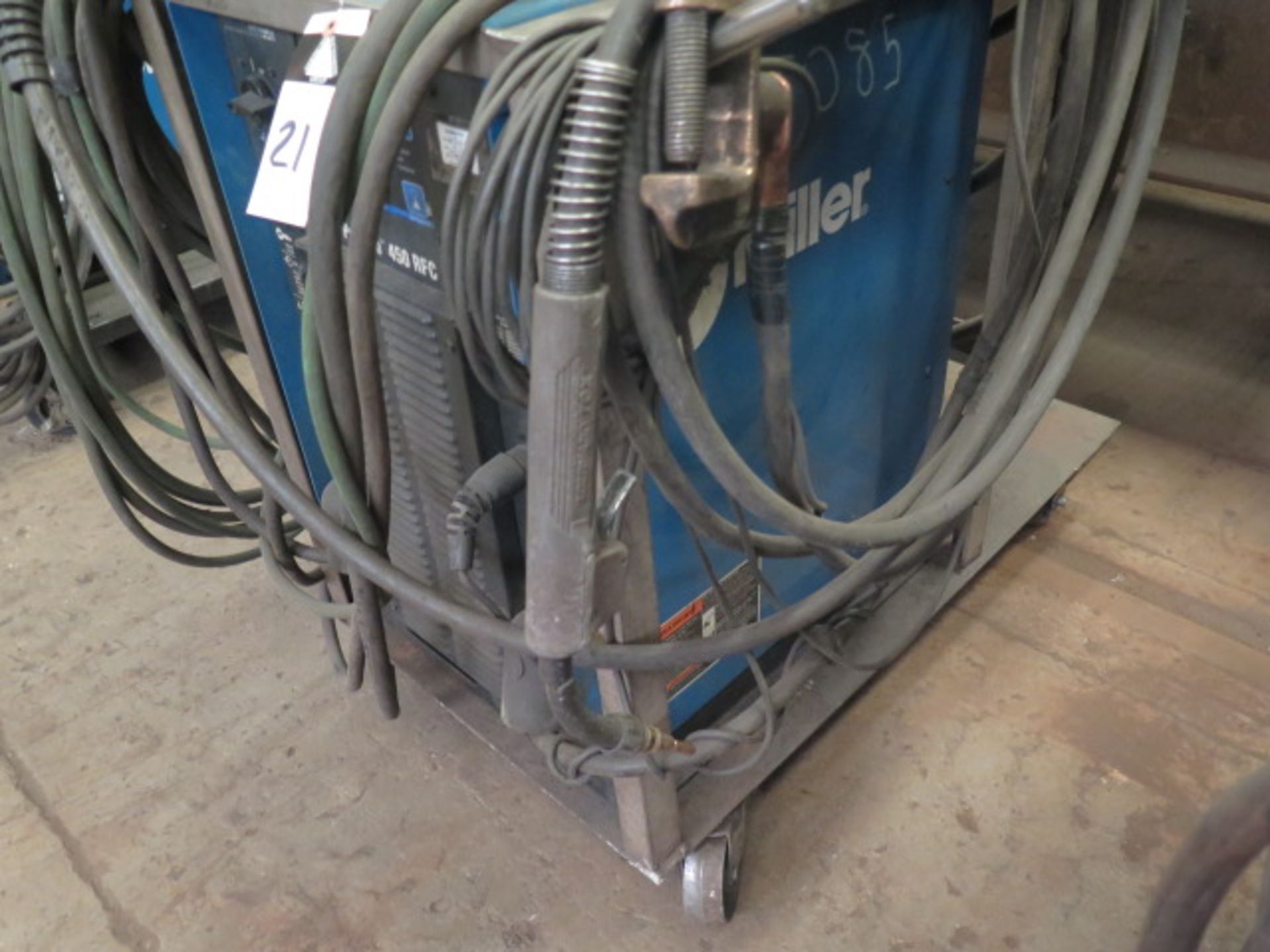 Miller Pipe Pro 450 RFC Arc Welding Power Source s/n LH330254G w/ Miller Pipe Pro DX Wire Feeder - Image 5 of 6