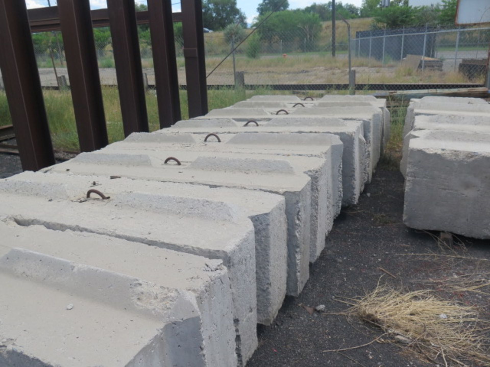 Concrete Barrier Blocks (12) - Image 3 of 3