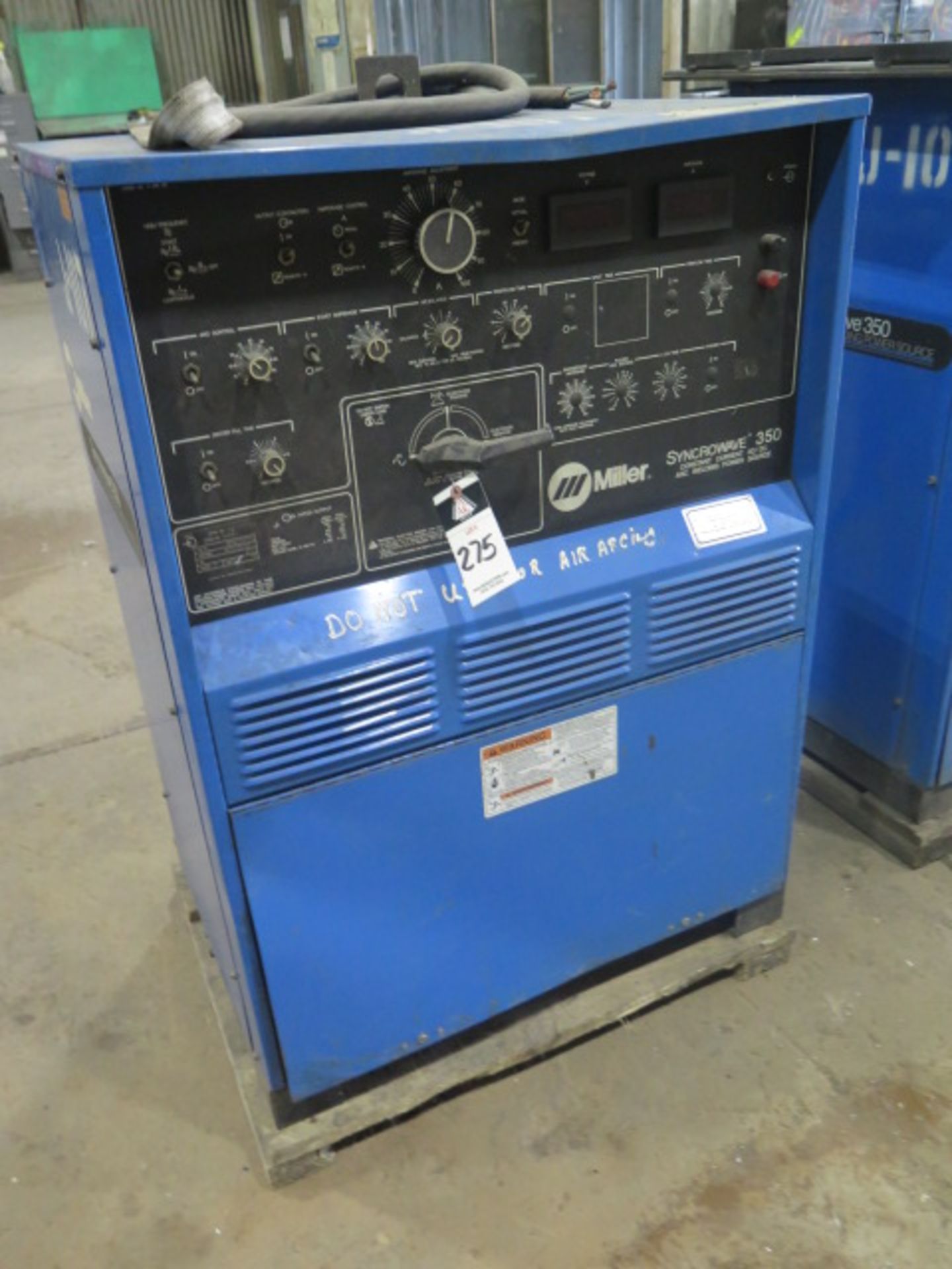 Miller Squarewave 350 CC-AC/DC Arc Welding Power Source s/n KC233771