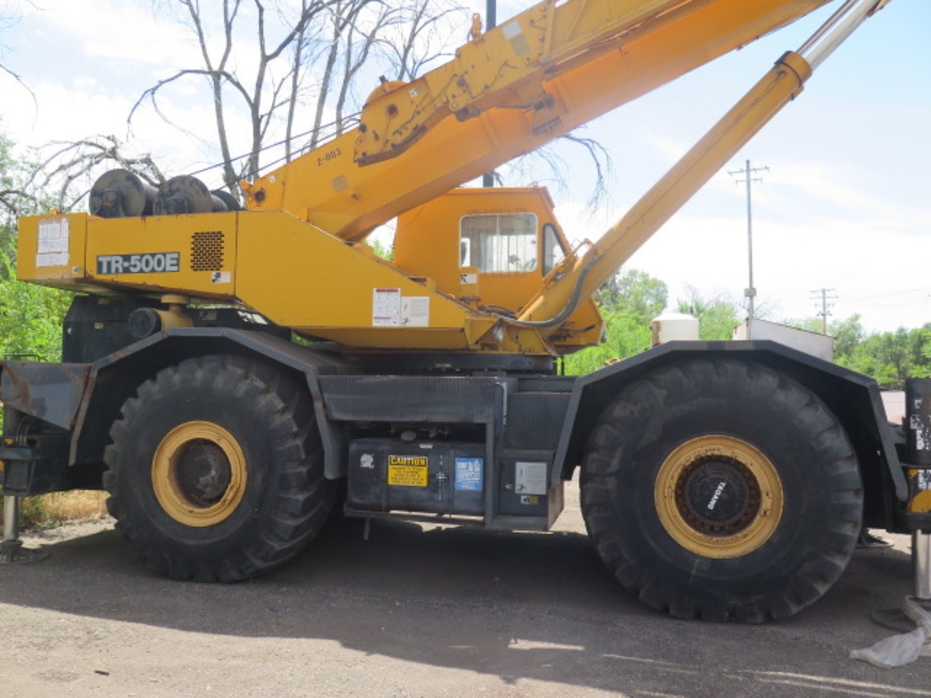 1997 Tadano TR-500E 55 Ton Cap Rough Terrain Crain w/ 112’ Boom Reach, 56’ Jib Reach, Hydraulic - Image 6 of 18