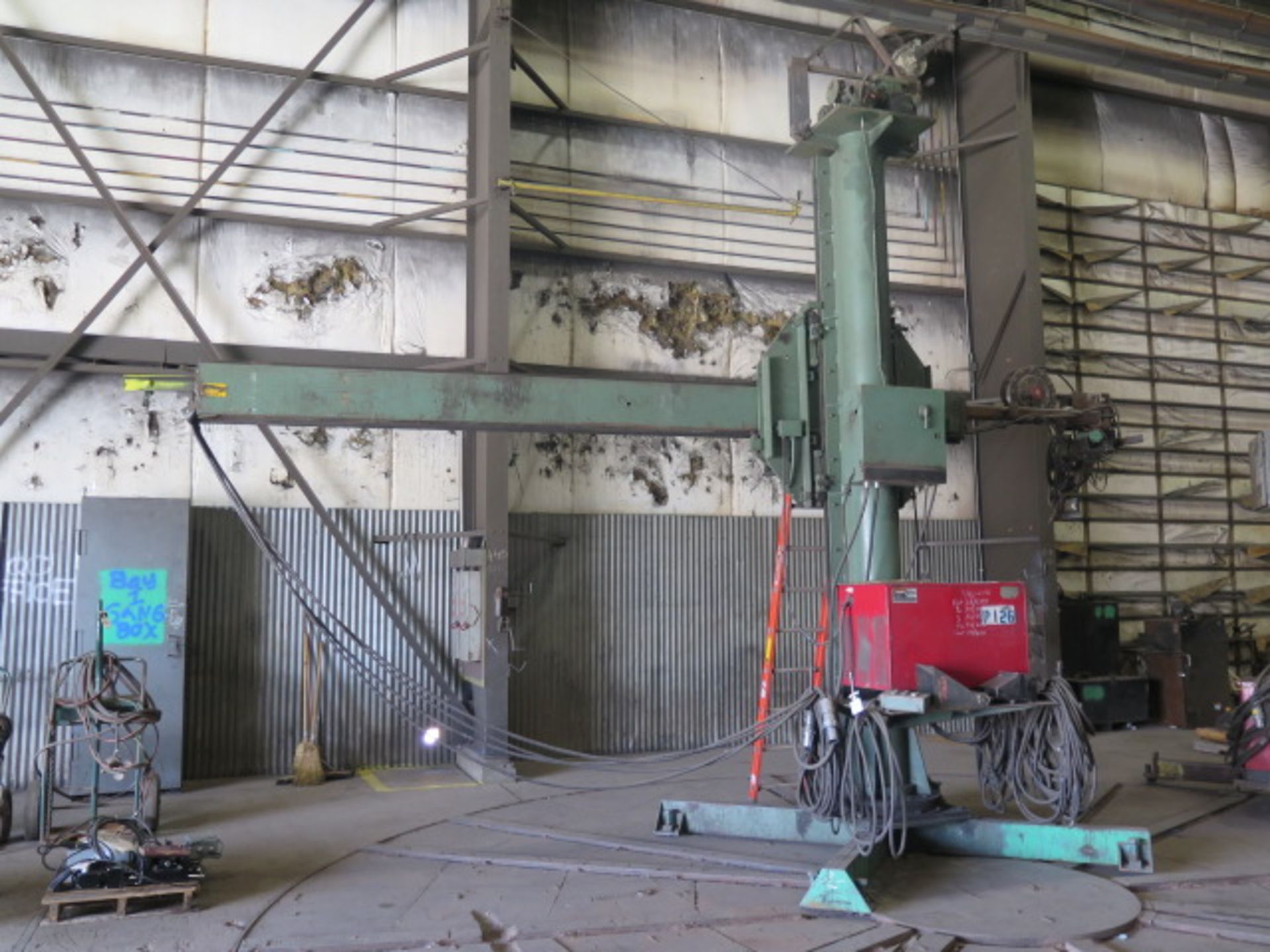 Ransome mdl. 12-12 12' x 12' Welding Manipulator s/n 5210594 w/ Lincoln Idealarc DC-1000 CV-CC-DC