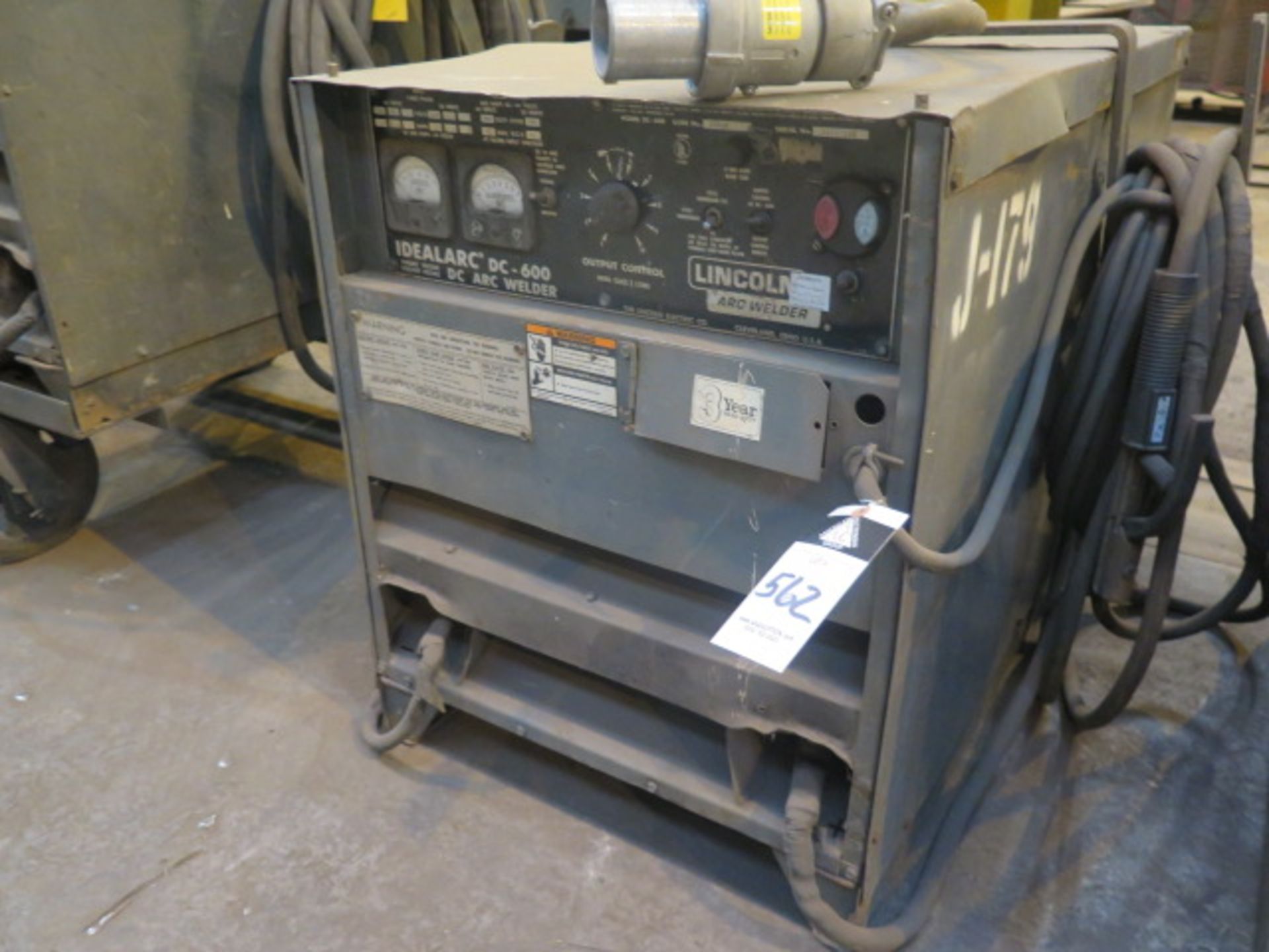 Lincoln Idealarc DC-600 VV-CV DC Arc Welding Power Source