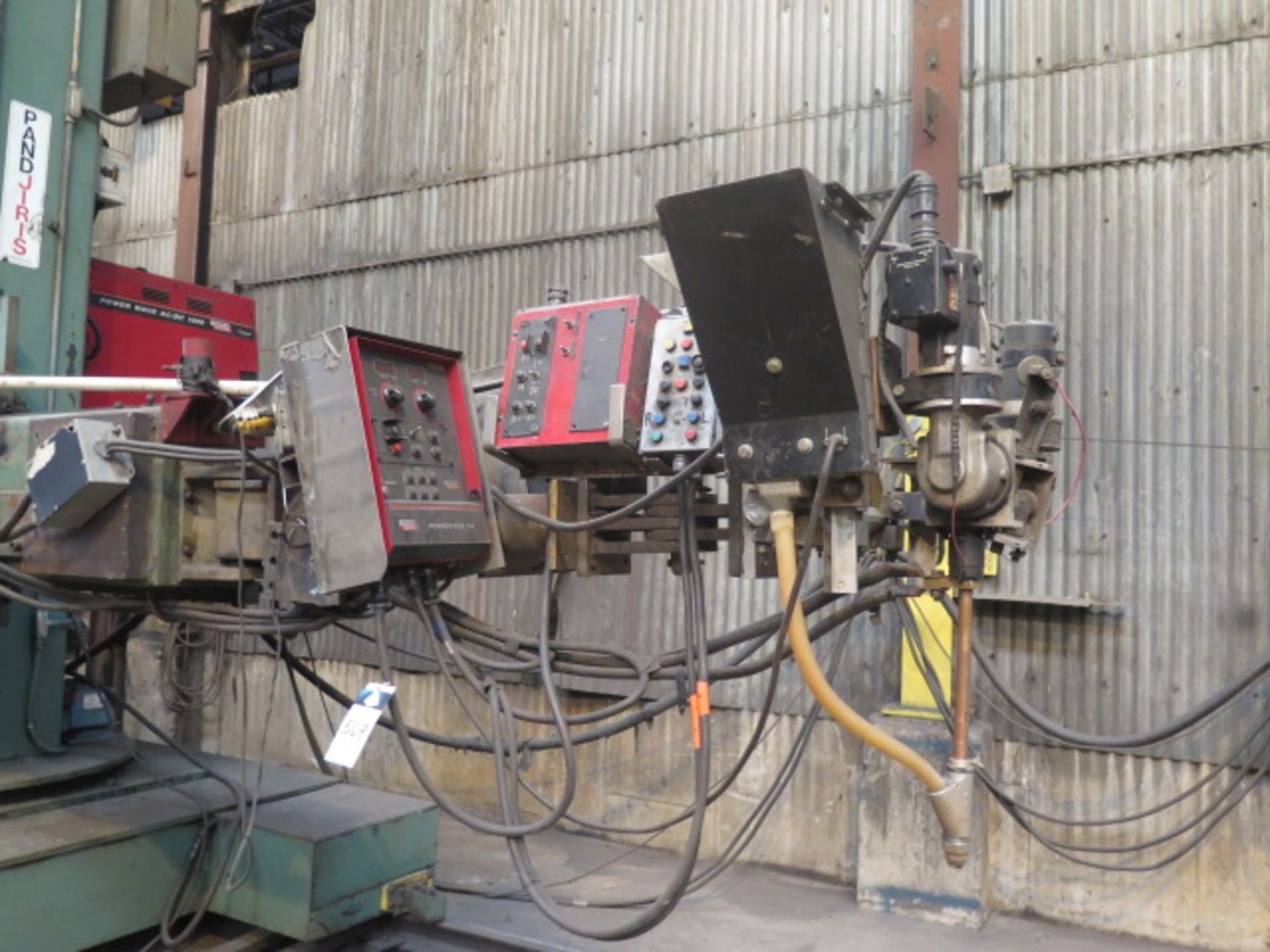 Pandjiris mdl. 1600 16’ x 18’ Welding Manipulator s/n 600-4264-1 w/ Motorized Swing, 50’ Rail - Image 4 of 11