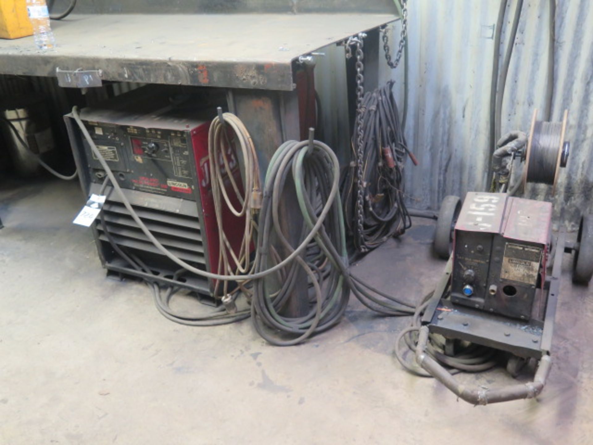 Lincoln Idealarc Power Pulse 500 CV-DC Arc Welding Power Source w/ Lincoln LN-7 Wire Feeder - Image 2 of 3