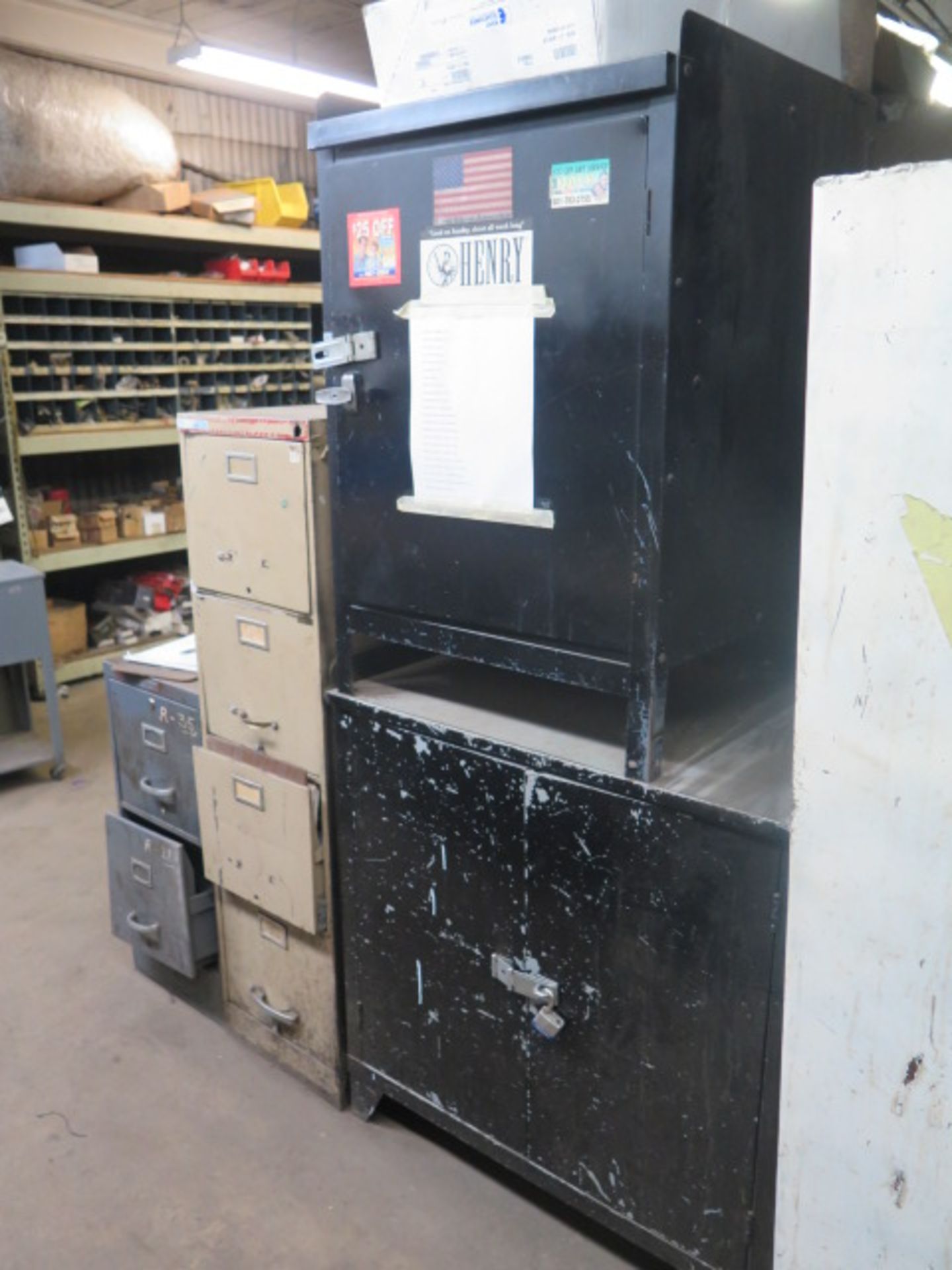 Hardware Cabinets, Repair Parts, Tables, Shelving and Shop Supplies - Image 6 of 14