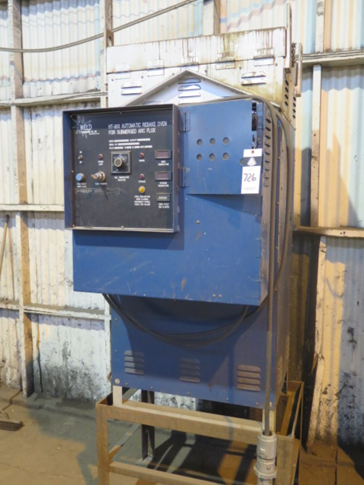 Weld Engineering mdl. HT-900 900 Lb Cap Auto Rebake Oven for Submerged Arc Flux
