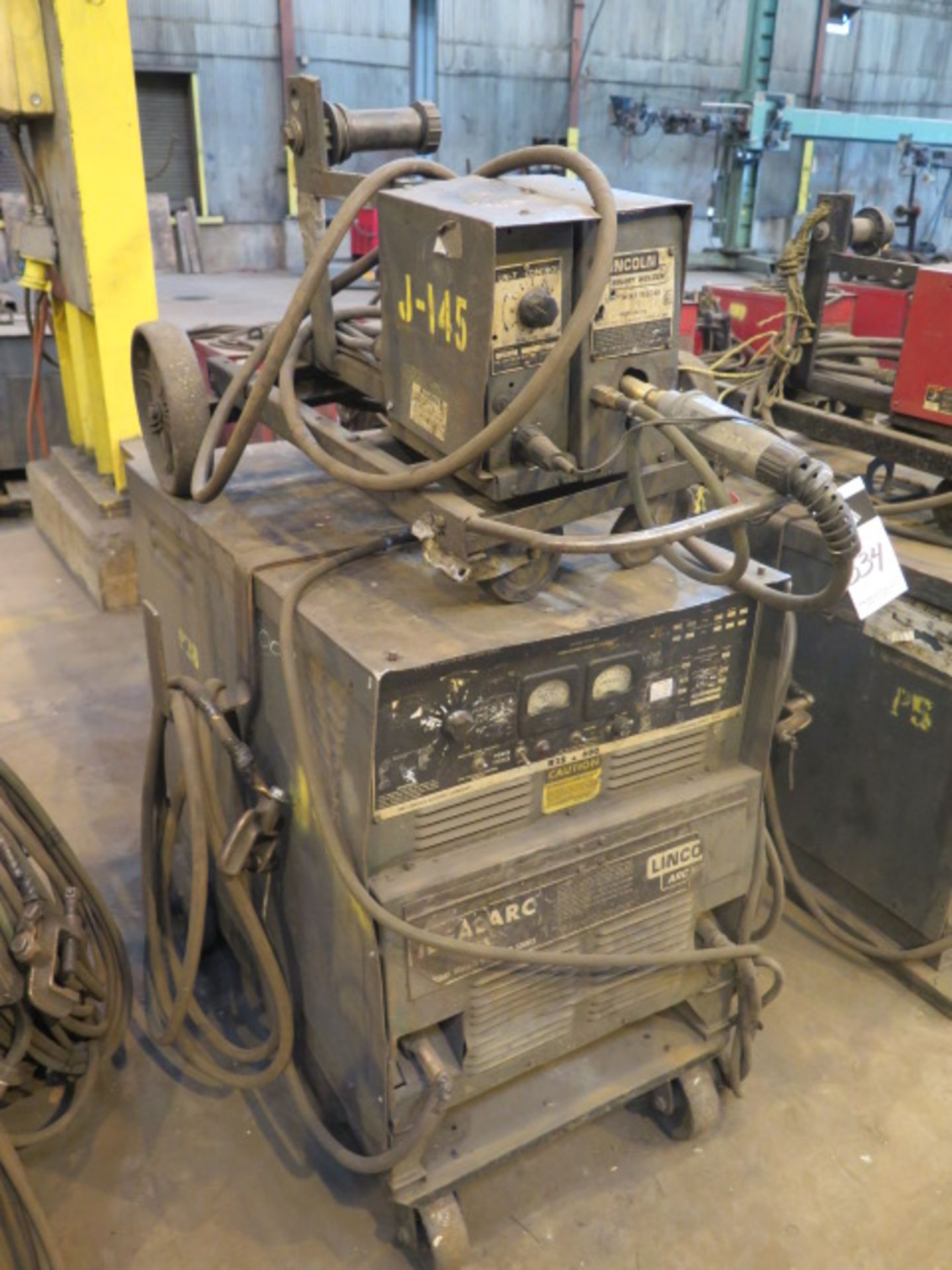 Lincoln R3S-600 CV-DC Arc Welding Power Source w/ Lincoln LN-7 Wire Feeder