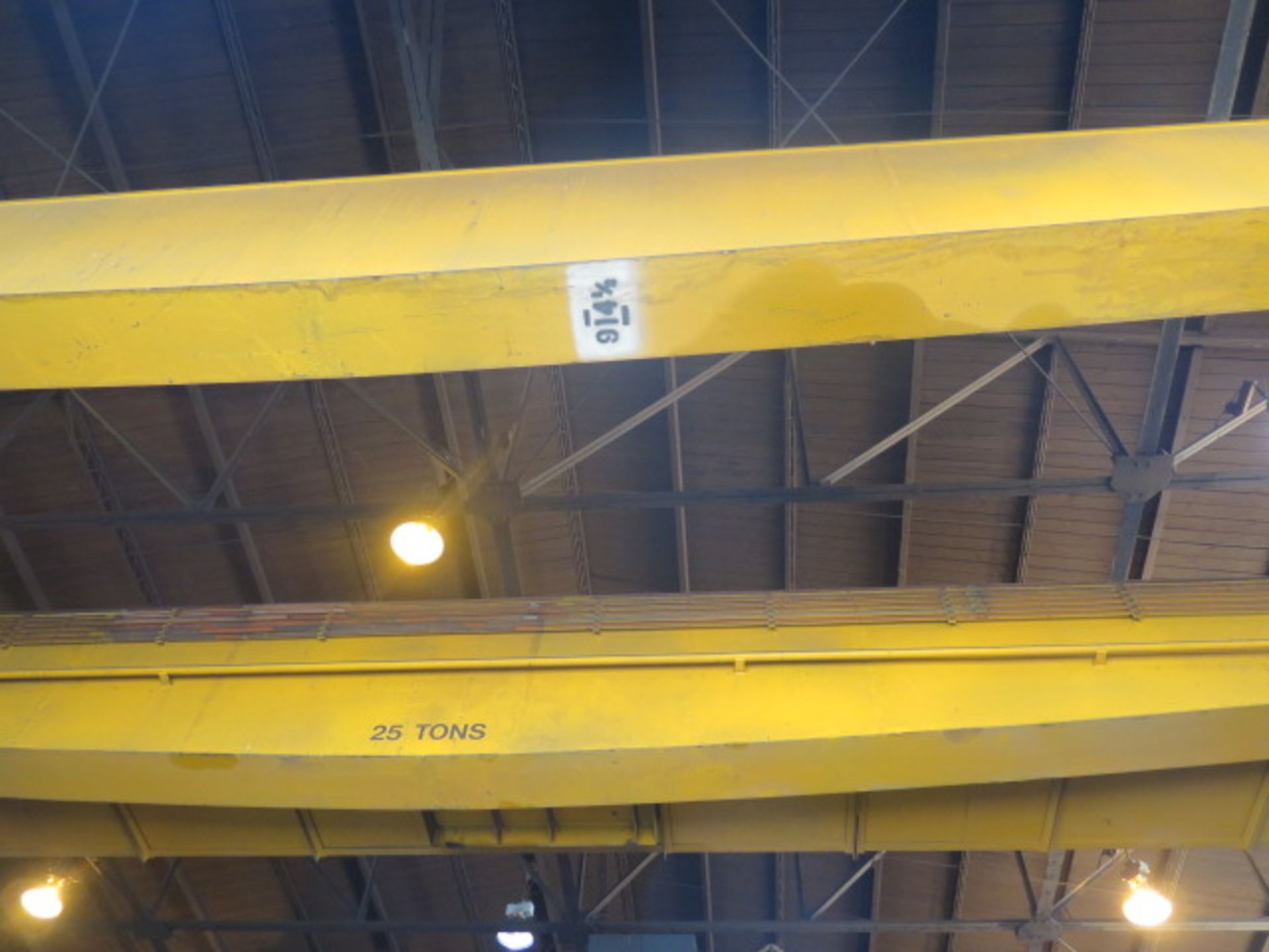 P & H 25 Ton Bridge Cranes w/ Radio Controls - Image 4 of 8