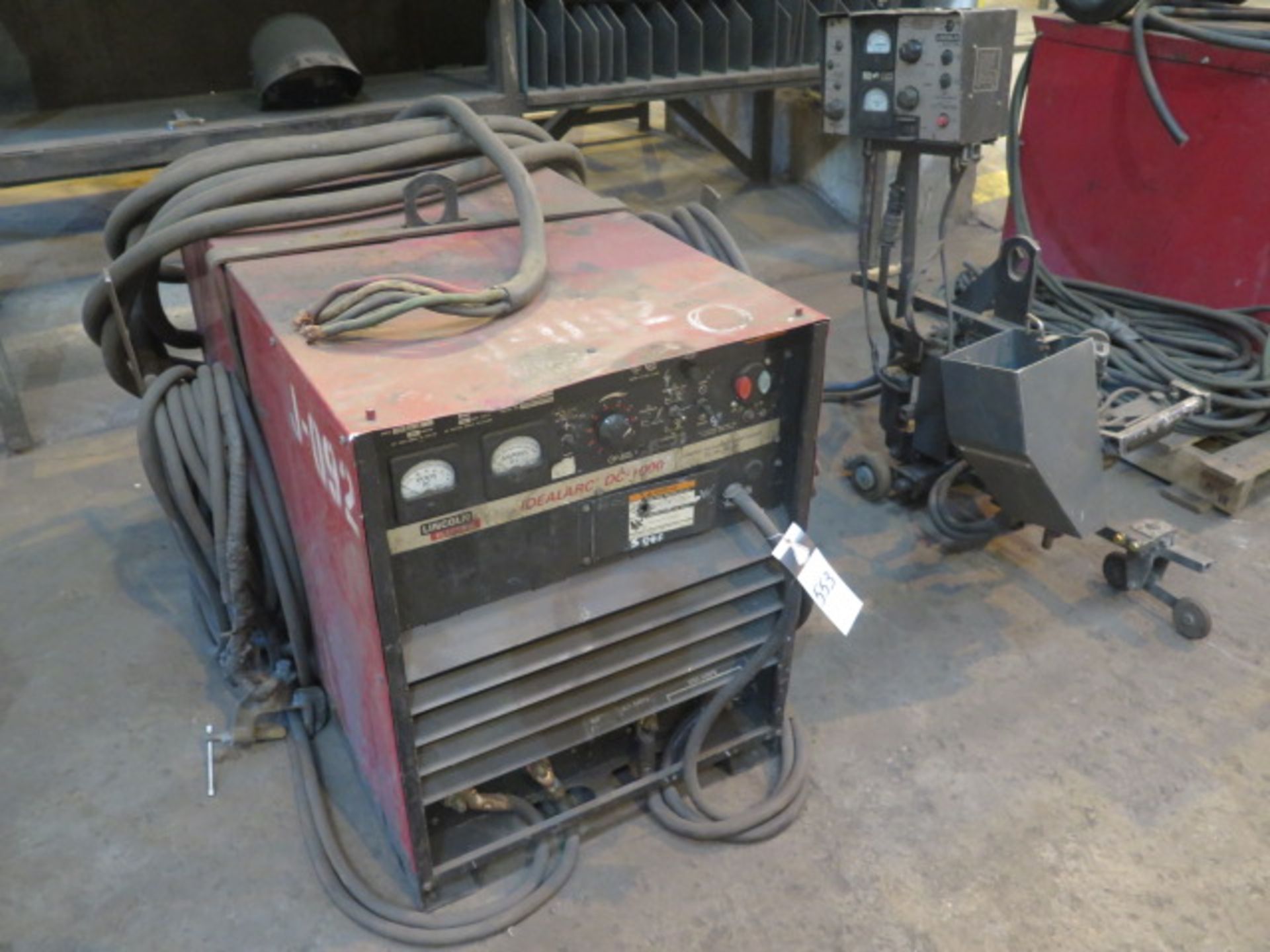 Lincoln Idealarc DC-1000 CV-CC DC Arc Welding Power Source w/ Lincoln Tracker LT-7 Submerged Arc - Image 2 of 4