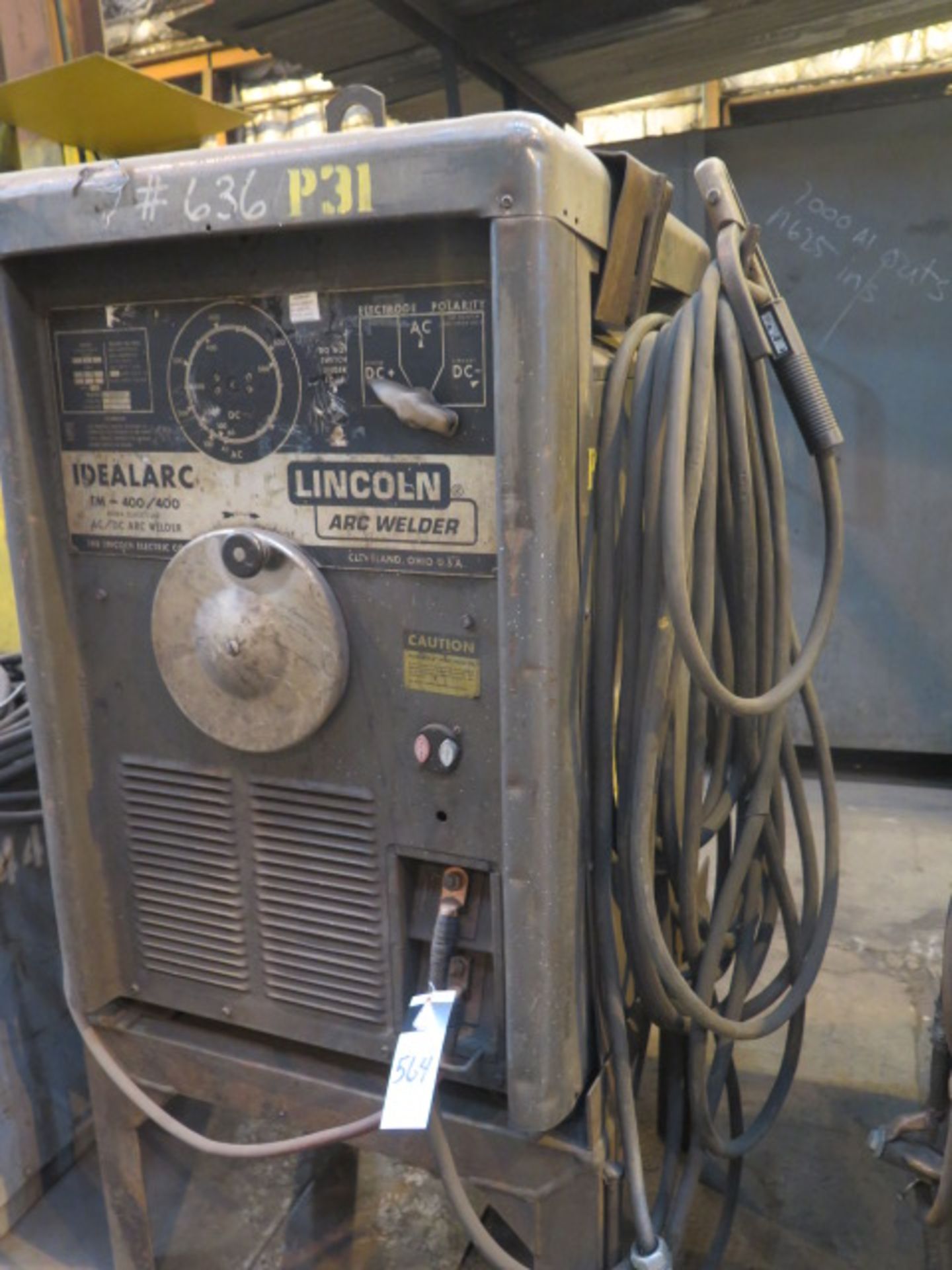 Lincoln Idealarc TM-400/400 AC/DC Arc Welding Power Source - Image 2 of 3