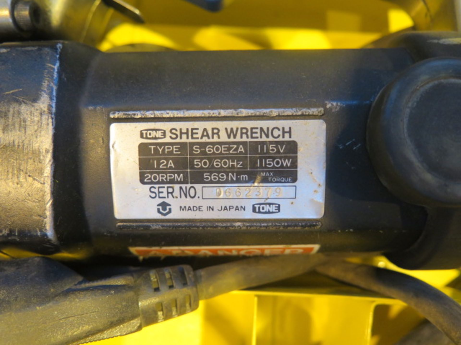Tone Maeda S-60EZA Power Shear Wrench - Image 3 of 4
