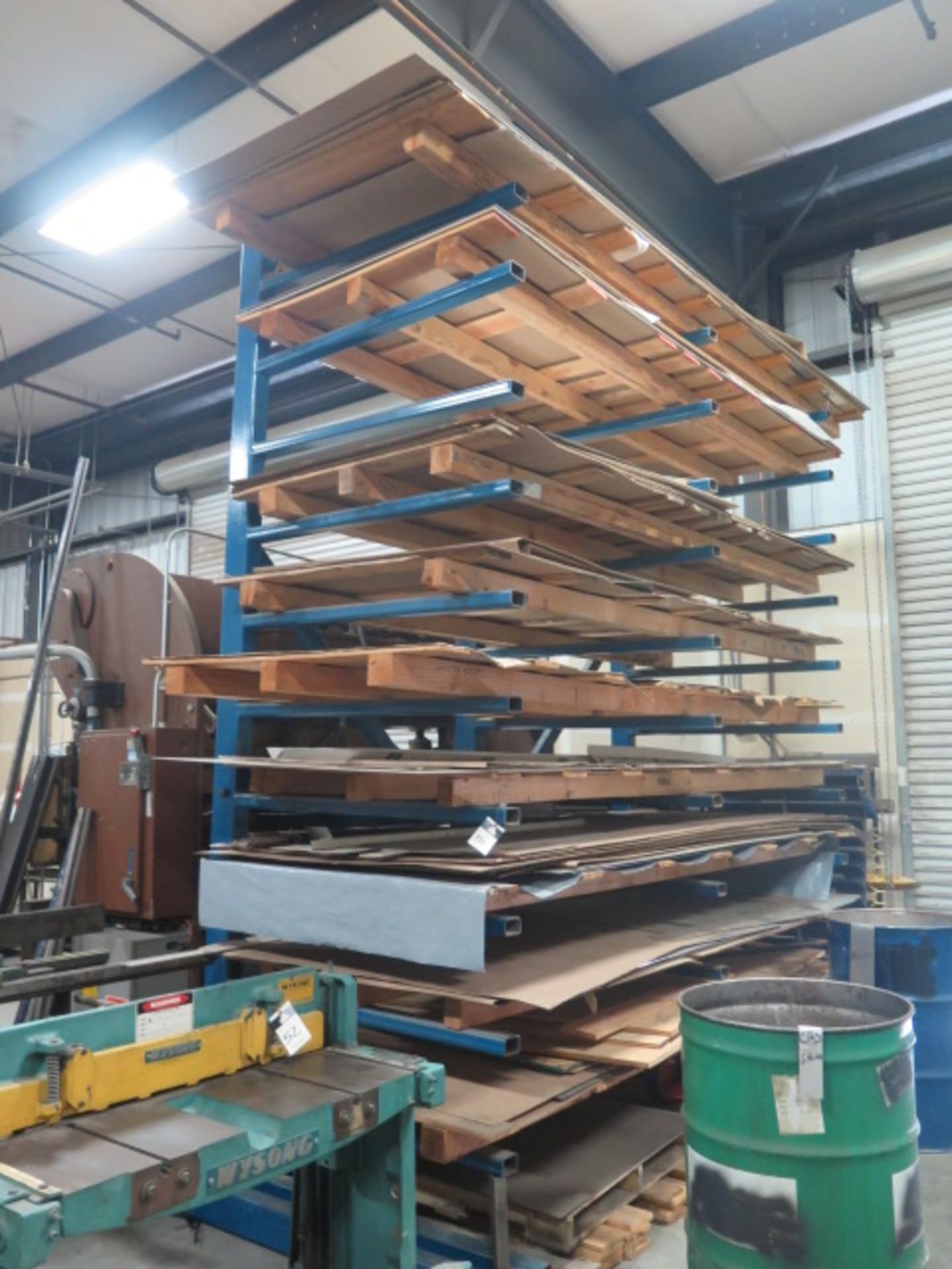 Cantilever Sheet Stock Rack (NO MATERIALS)