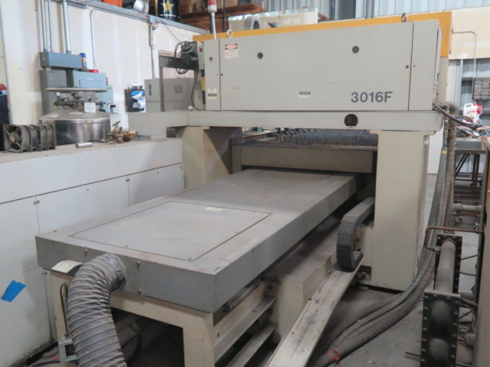 1991 Mitsubishi 2512HB2 CNC Laser Contour Machine w/ Mitsubishi LC10B Controls, Resonator Rebuilt in - Image 9 of 15