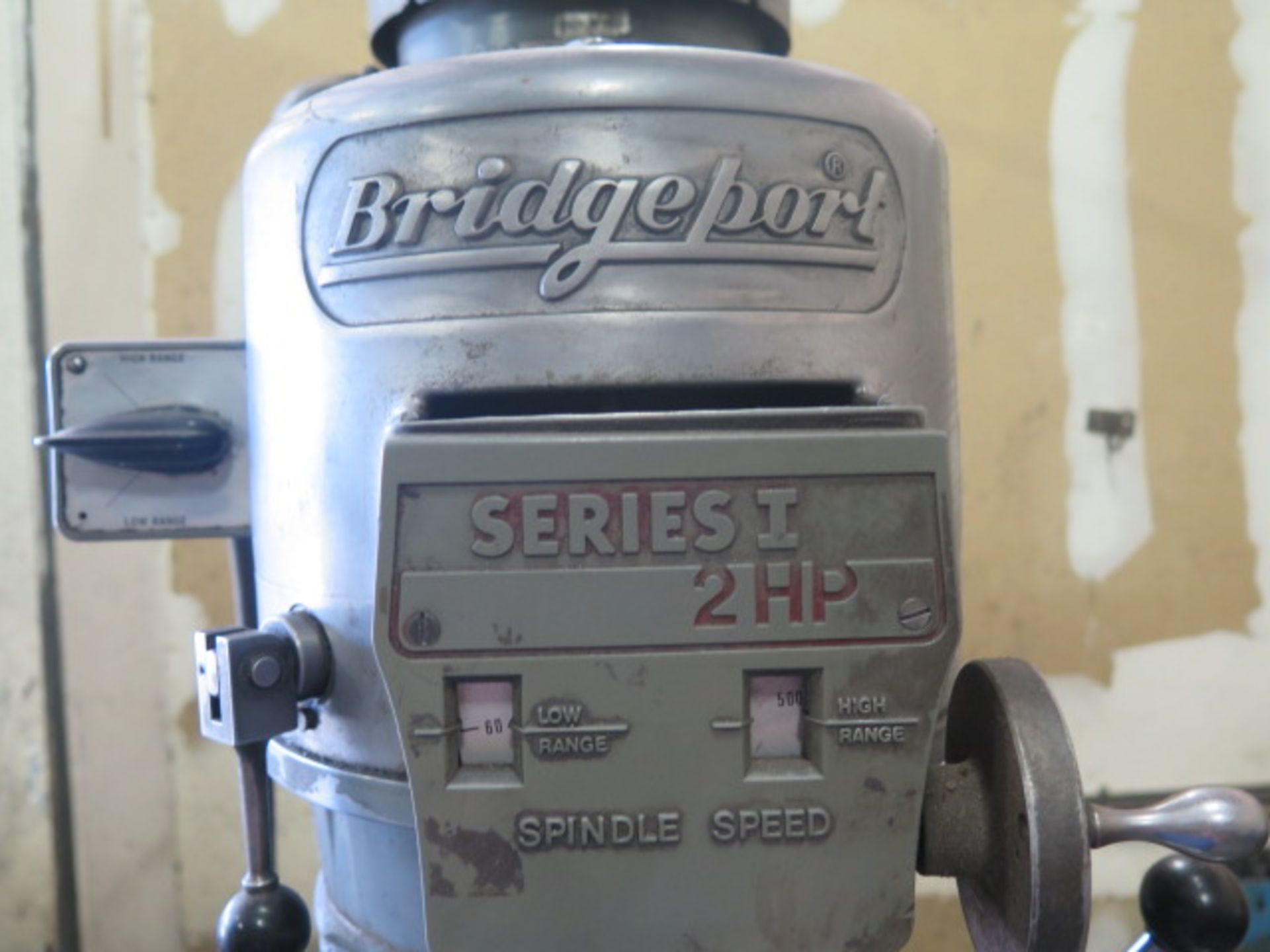 Bridgeport Series 1 – 2Hp Vertical Mill s/n 195959 w/ Heidenhain DRO, 2Hp Motor 60-4200 Dial - Image 3 of 9