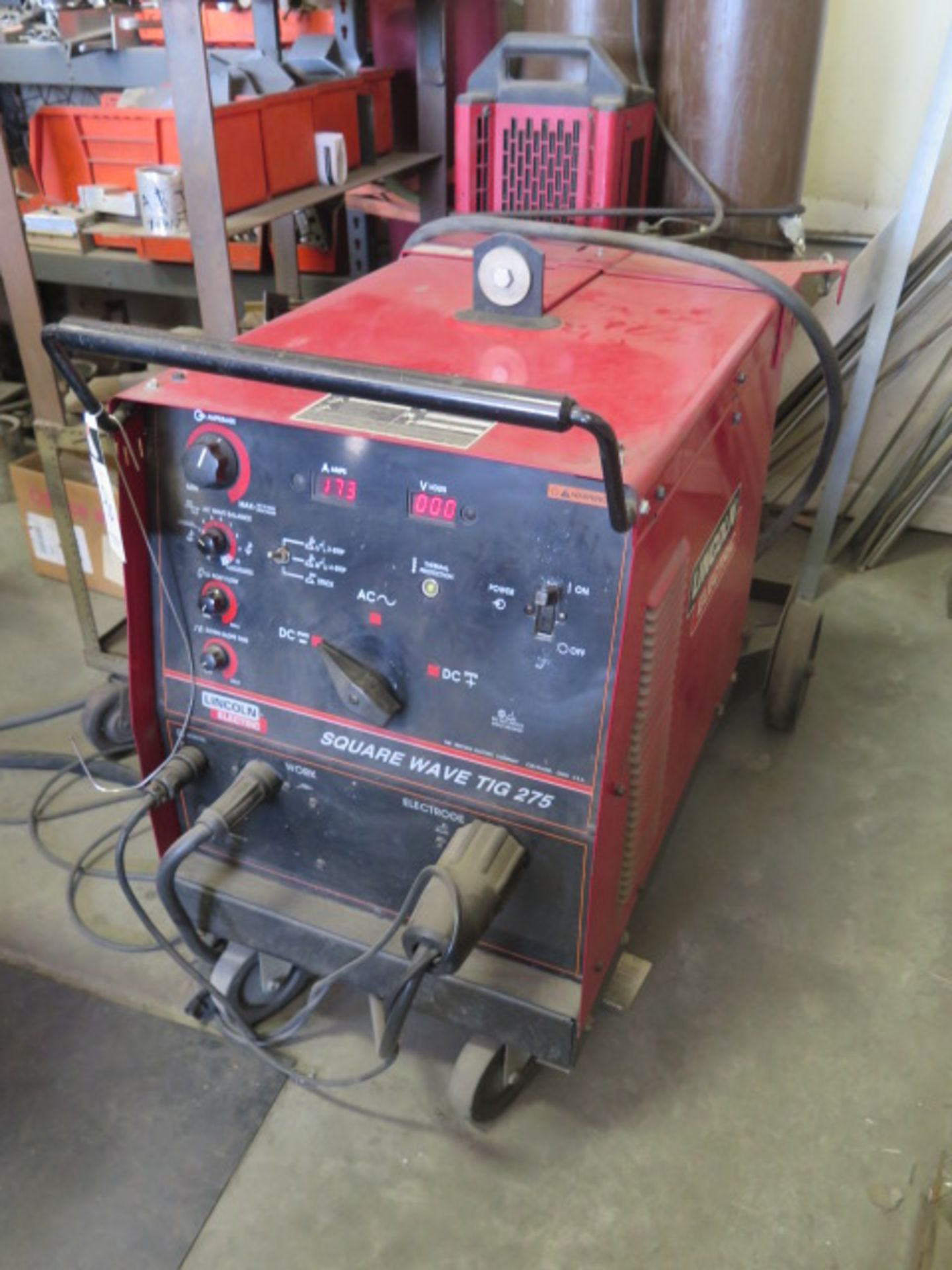Lincoln Square Wave TIG 275 Arc Welding Power Source s/n U1000700257 w/ Lincoln Cooling System - Image 2 of 5