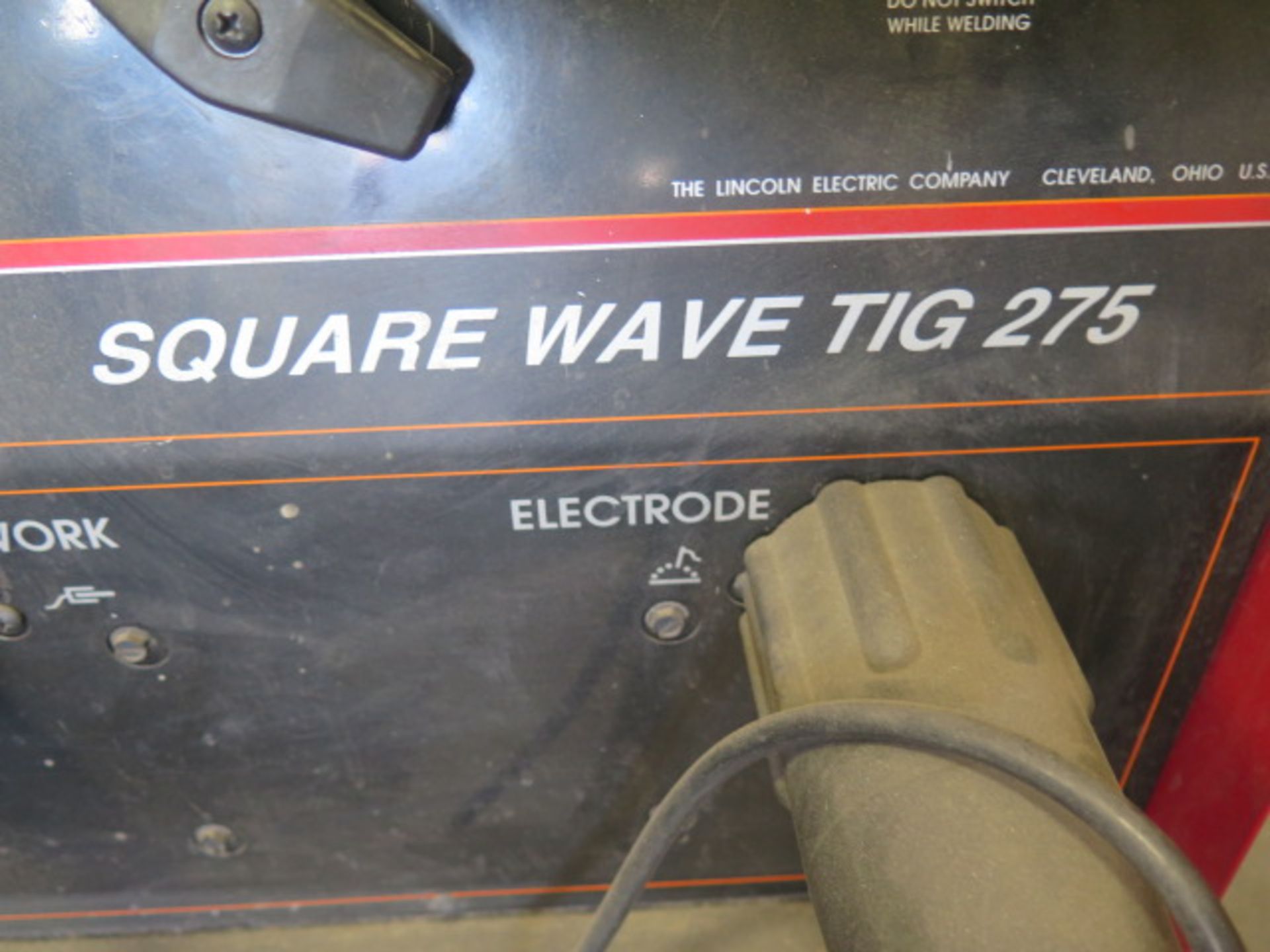 Lincoln Square Wave TIG 275 Arc Welding Power Source s/n U1000700257 w/ Lincoln Cooling System - Image 3 of 5