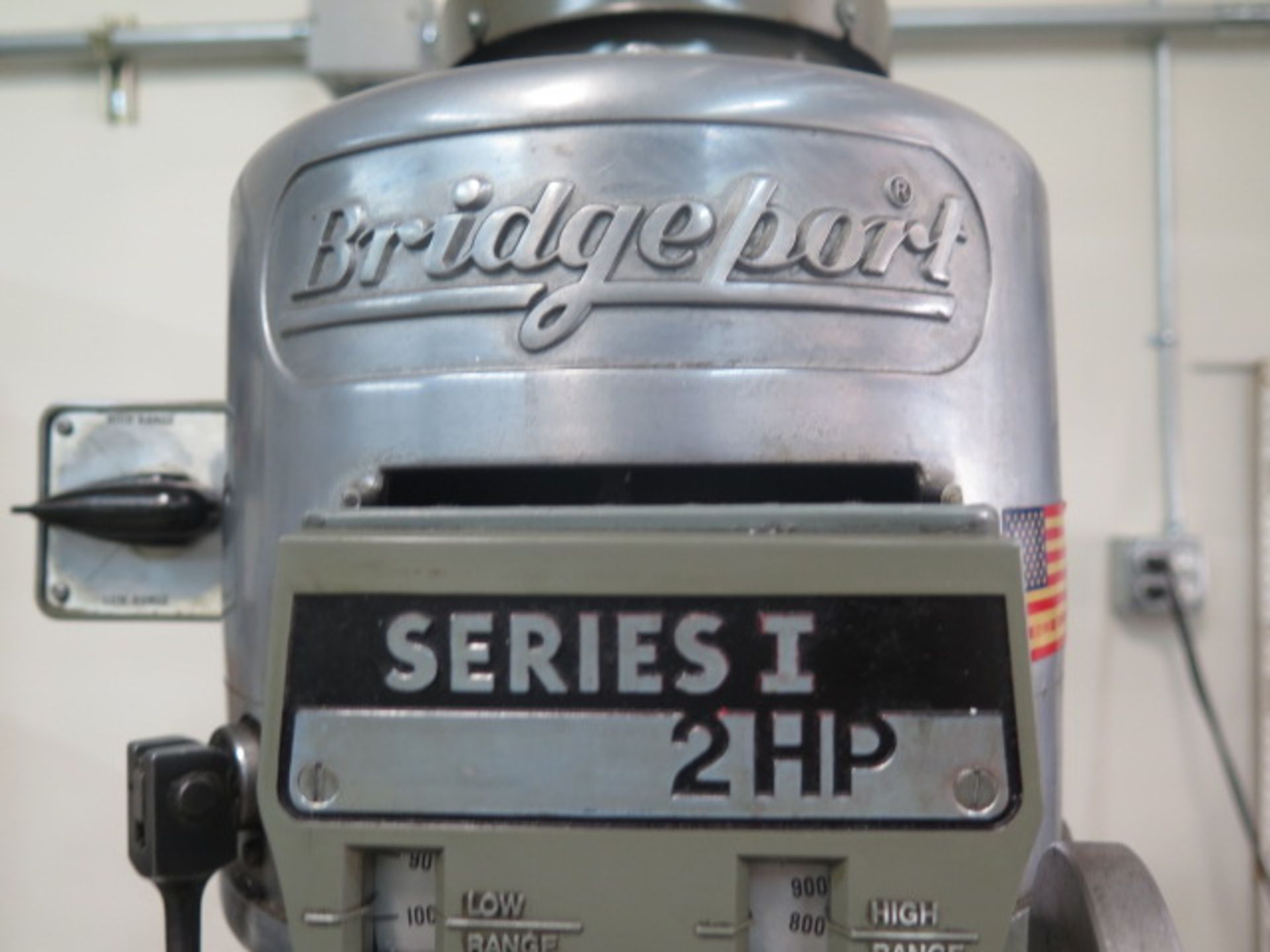 Bridgeport Series 1 - 2 Hp Vertical Mill s/n 233738 w/ Mitutoyo KA Counter Programmable DRO, 60-4200 - Image 4 of 9