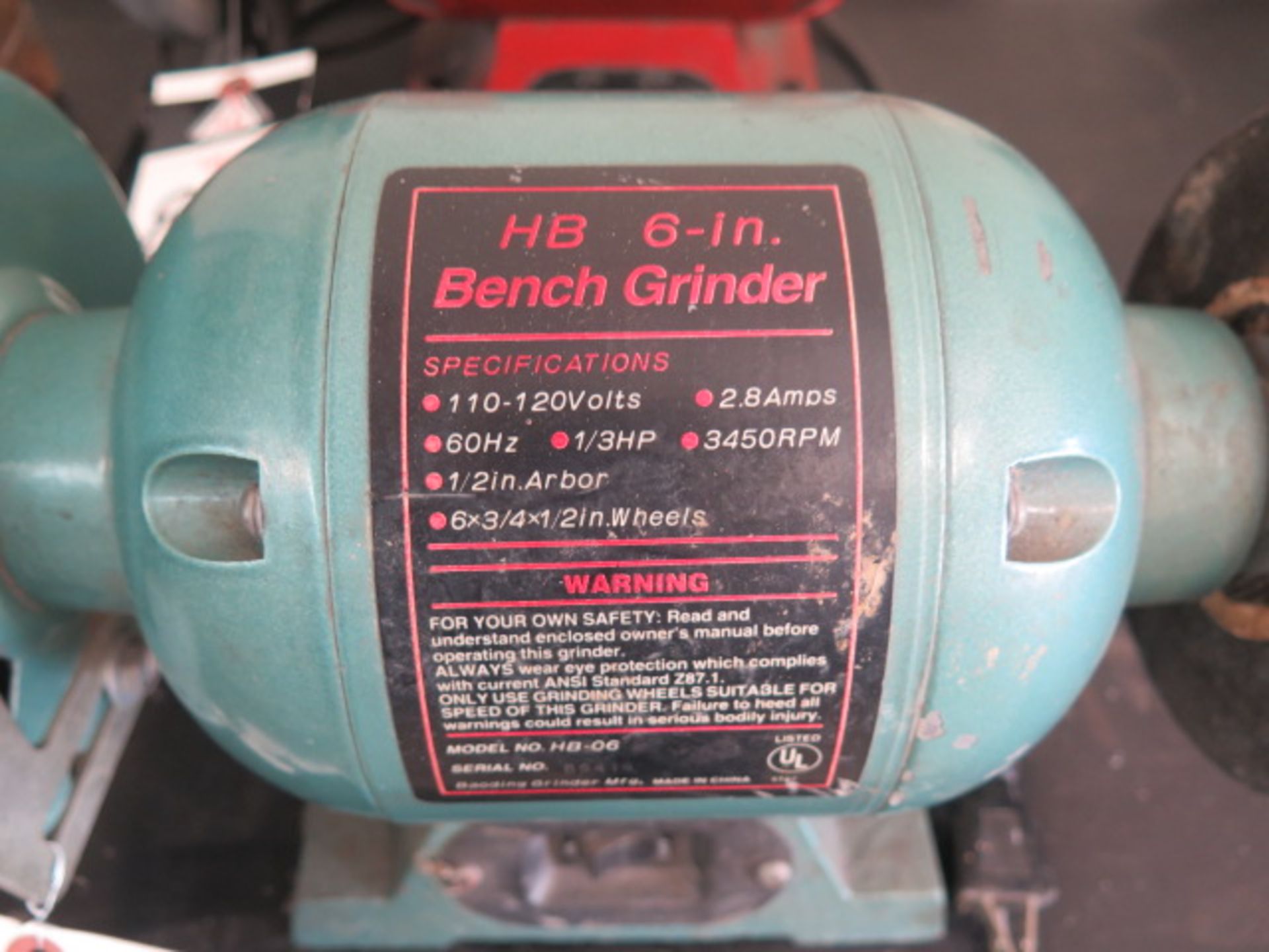 6" Bench Grinder - Image 2 of 2