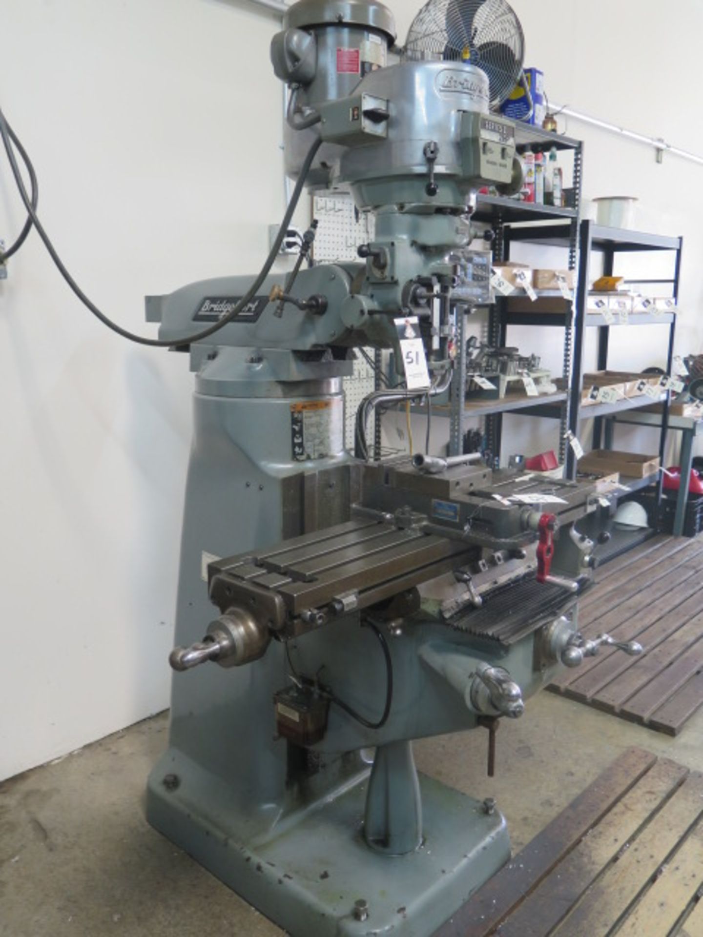 Bridgeport Series 1 - 2 Hp Vertical Mill s/n 233738 w/ Mitutoyo KA Counter Programmable DRO, 60-4200 - Image 2 of 9