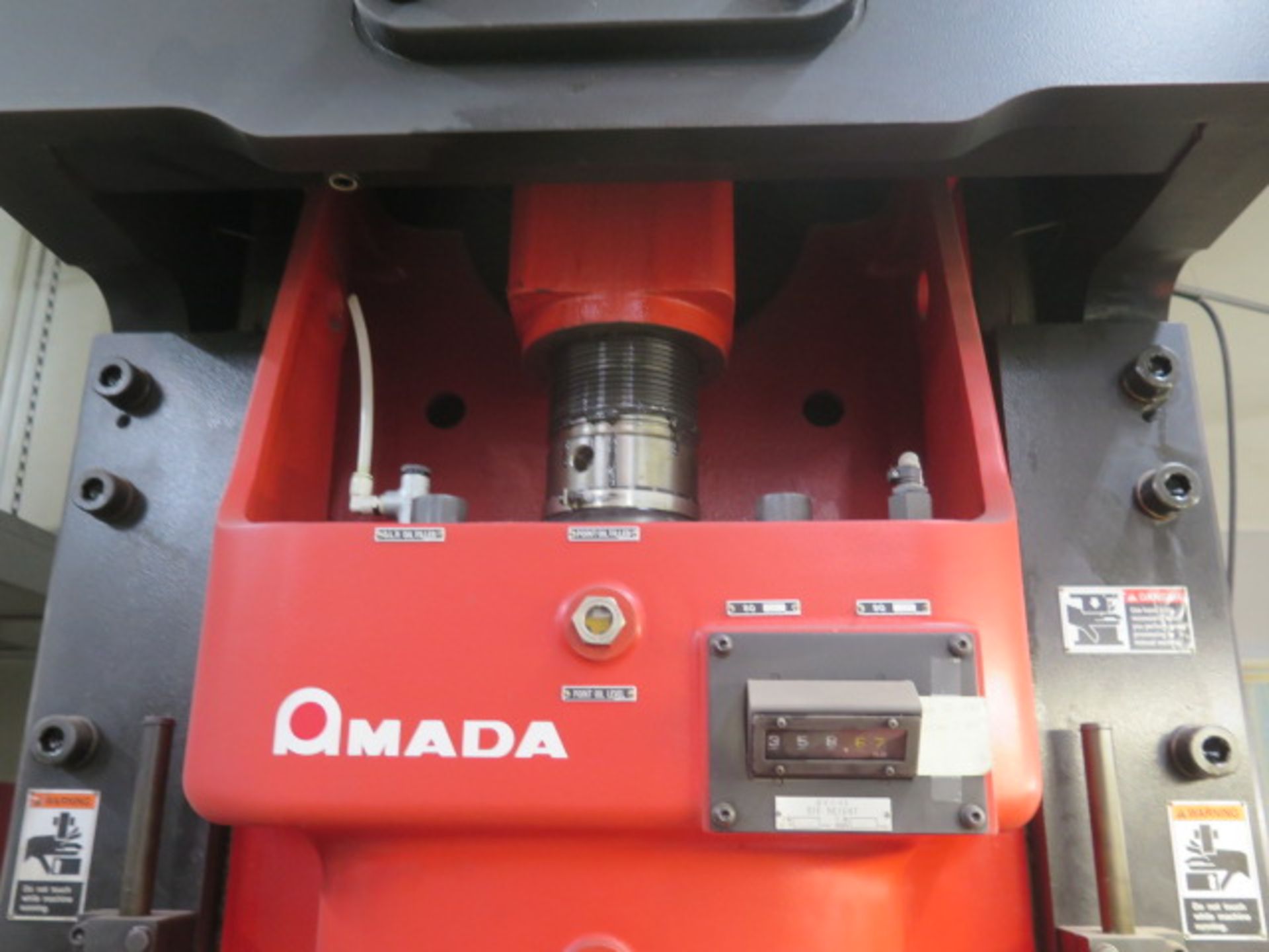 2008 Amada TP150EX 150 Metric Ton / 165 Short Ton Hydraulic Stamping Press s/n 76100436 w/ Amada PLC - Image 8 of 17