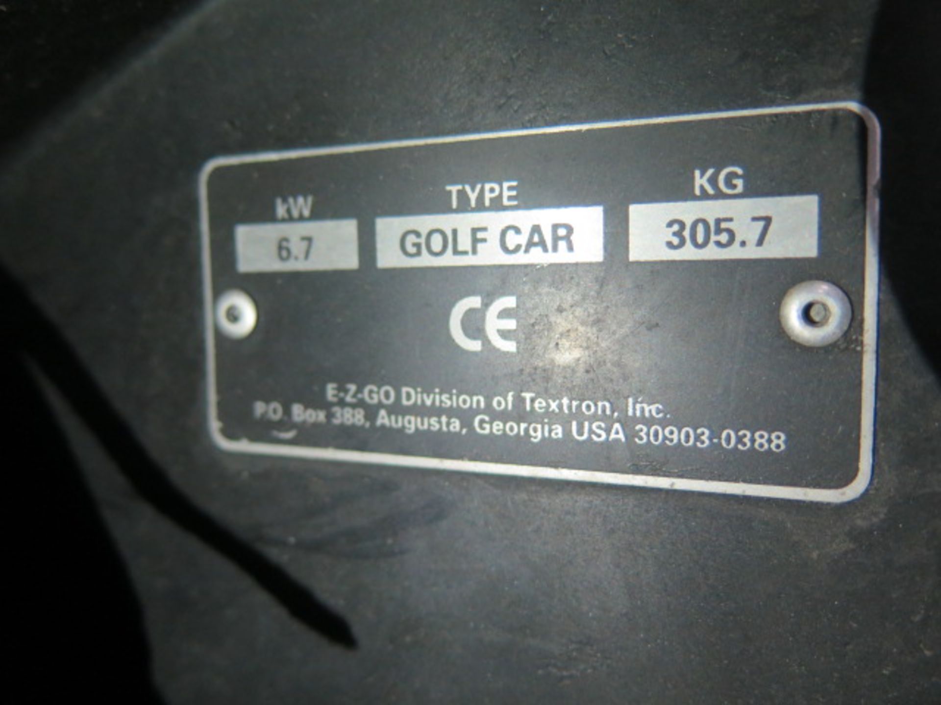 E-Z-Go mdl. 60 Electric Golf Cart s/n 916799 - Image 7 of 8