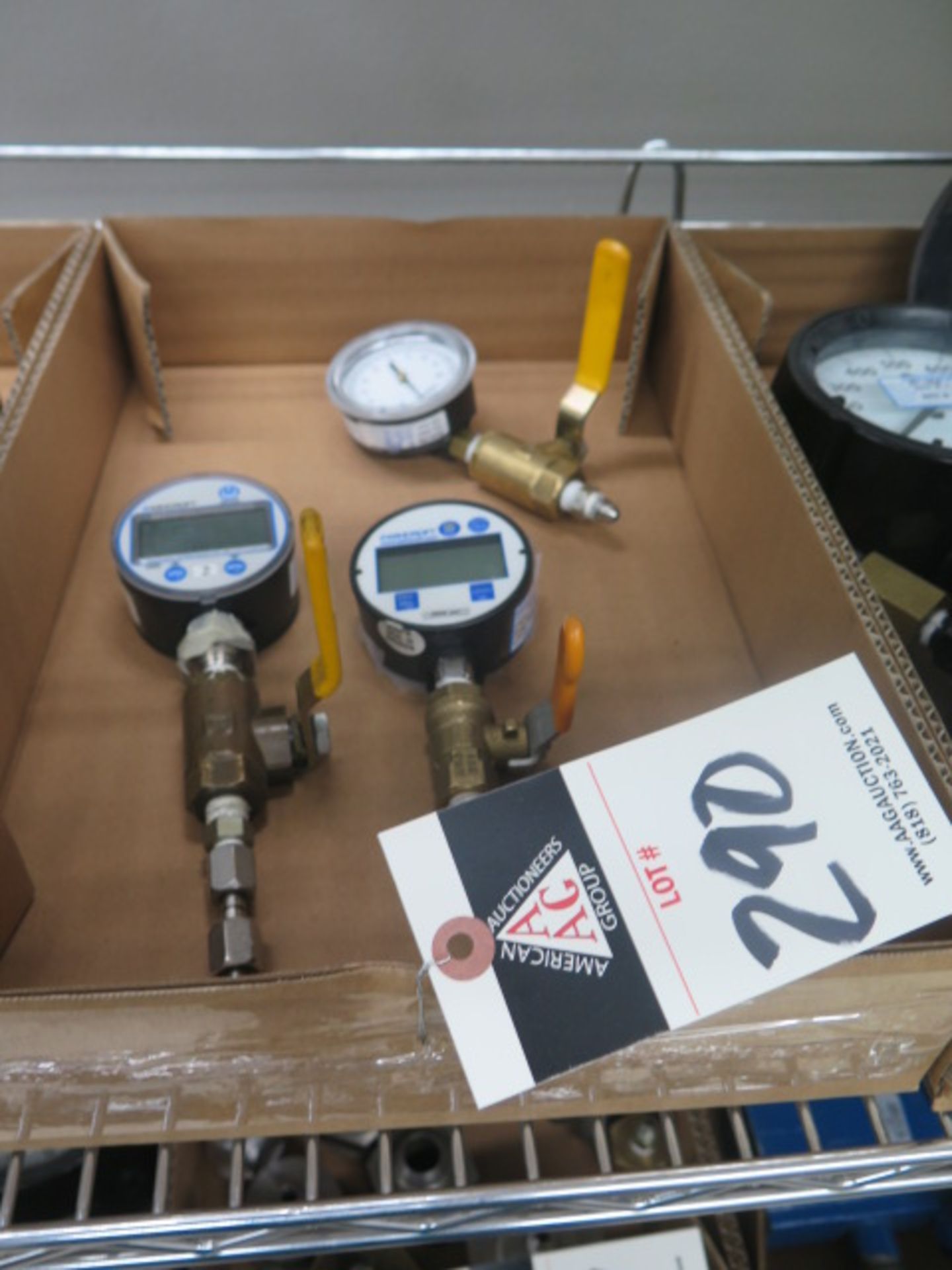 Digital Pressure Gages (2)and Valves