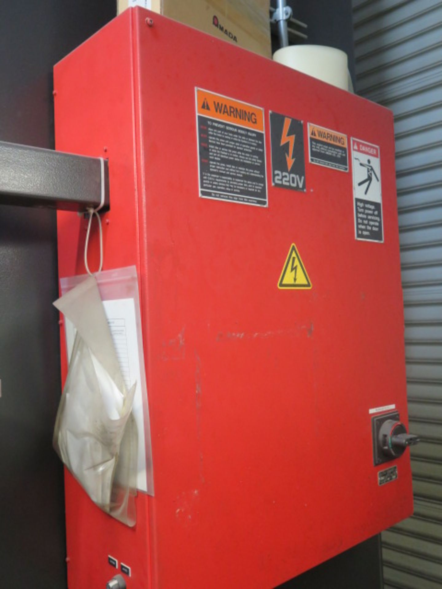 2008 Amada TP150EX 150 Metric Ton / 165 Short Ton Hydraulic Stamping Press s/n 76100436 w/ Amada PLC - Image 14 of 17