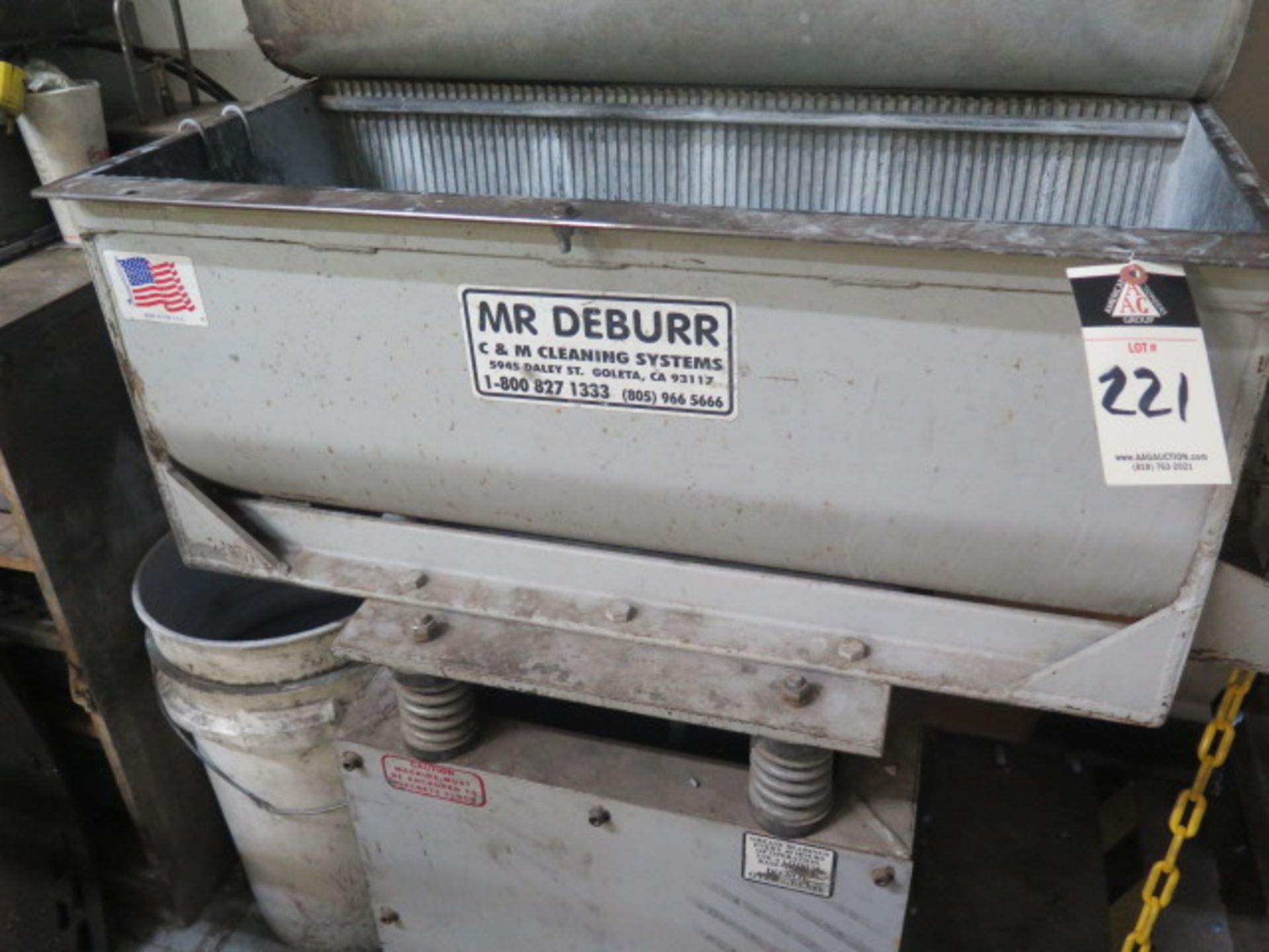 Mr. Deburr Media Tumbler w/ 13” x 31” Tub - Image 2 of 5