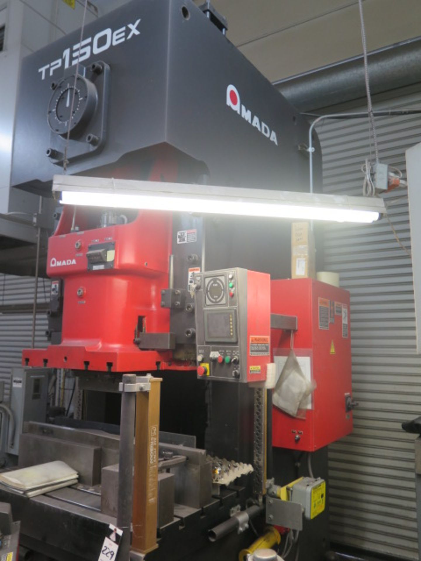 2008 Amada TP150EX 150 Metric Ton / 165 Short Ton Hydraulic Stamping Press s/n 76100436 w/ Amada PLC - Image 2 of 17