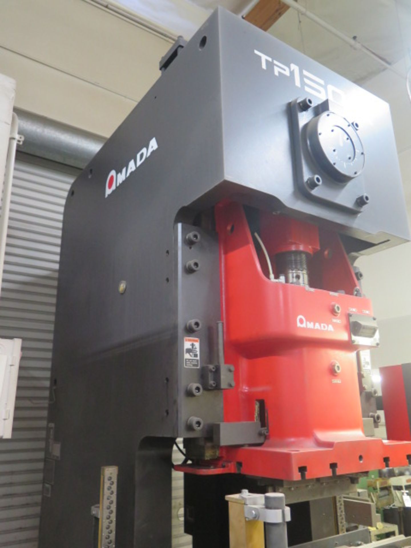 2008 Amada TP150EX 150 Metric Ton / 165 Short Ton Hydraulic Stamping Press s/n 76100436 w/ Amada PLC - Image 4 of 17