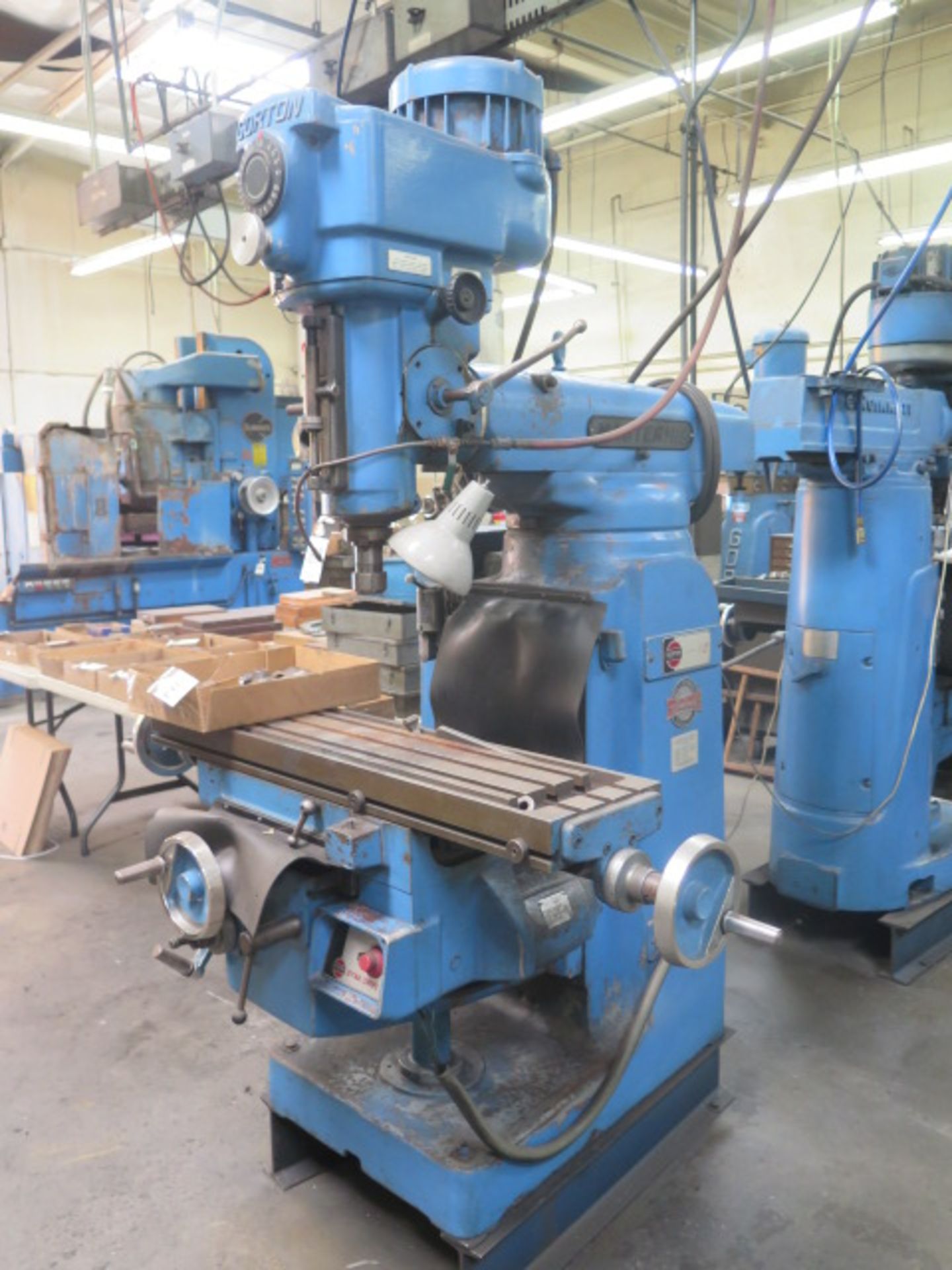 Gorton “Mastermill” mdl. 1-22 Vertical Mill w/ 650-4600 Dial Change RPM, 40-Taper Spindle, Box Ways, - Image 2 of 10
