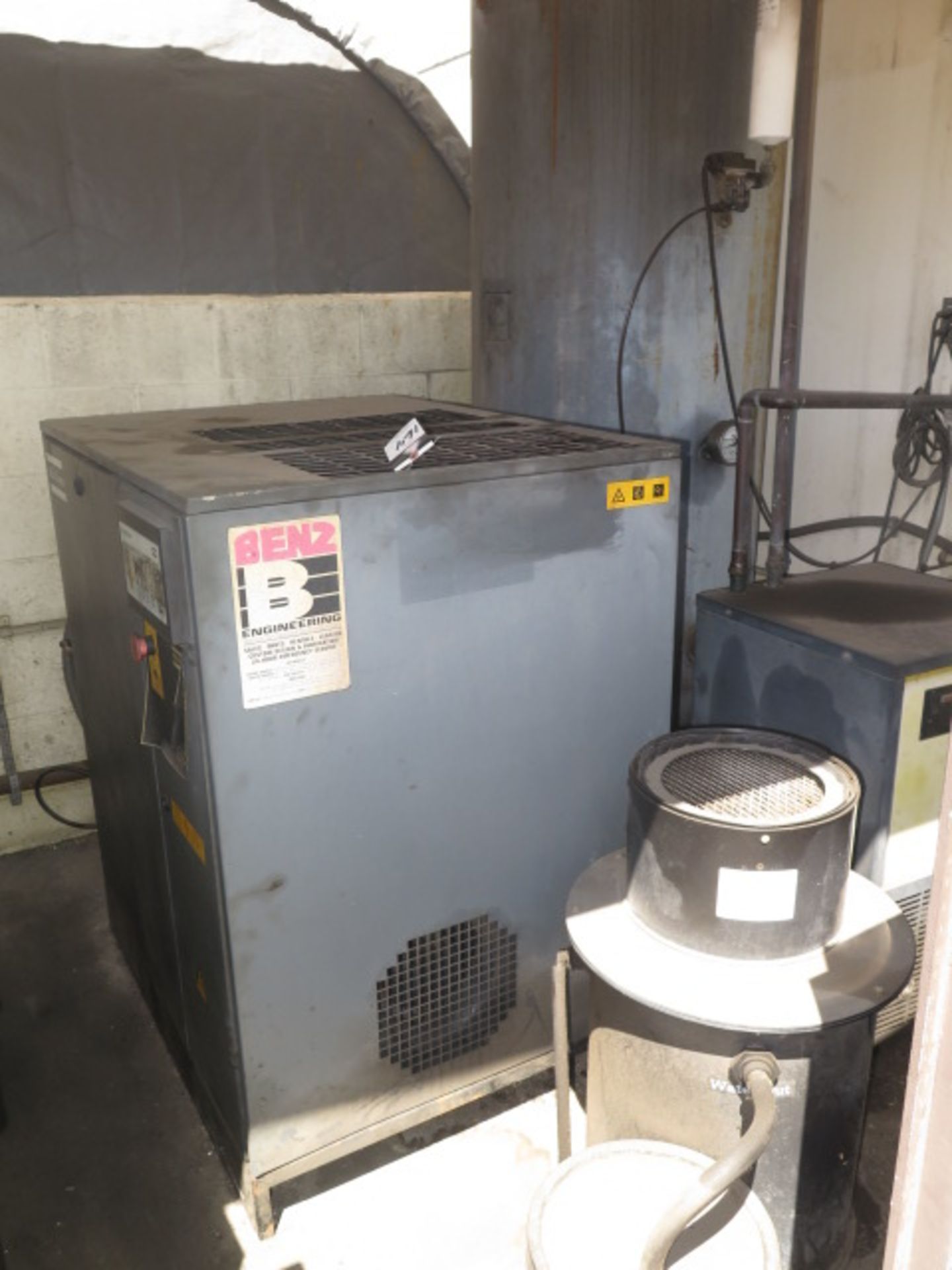 Atlas Copco GA15 15Hp Rotary Air Compressor s/n AII248678 w/ Elektronikon Digital Controls, 80 CFM @