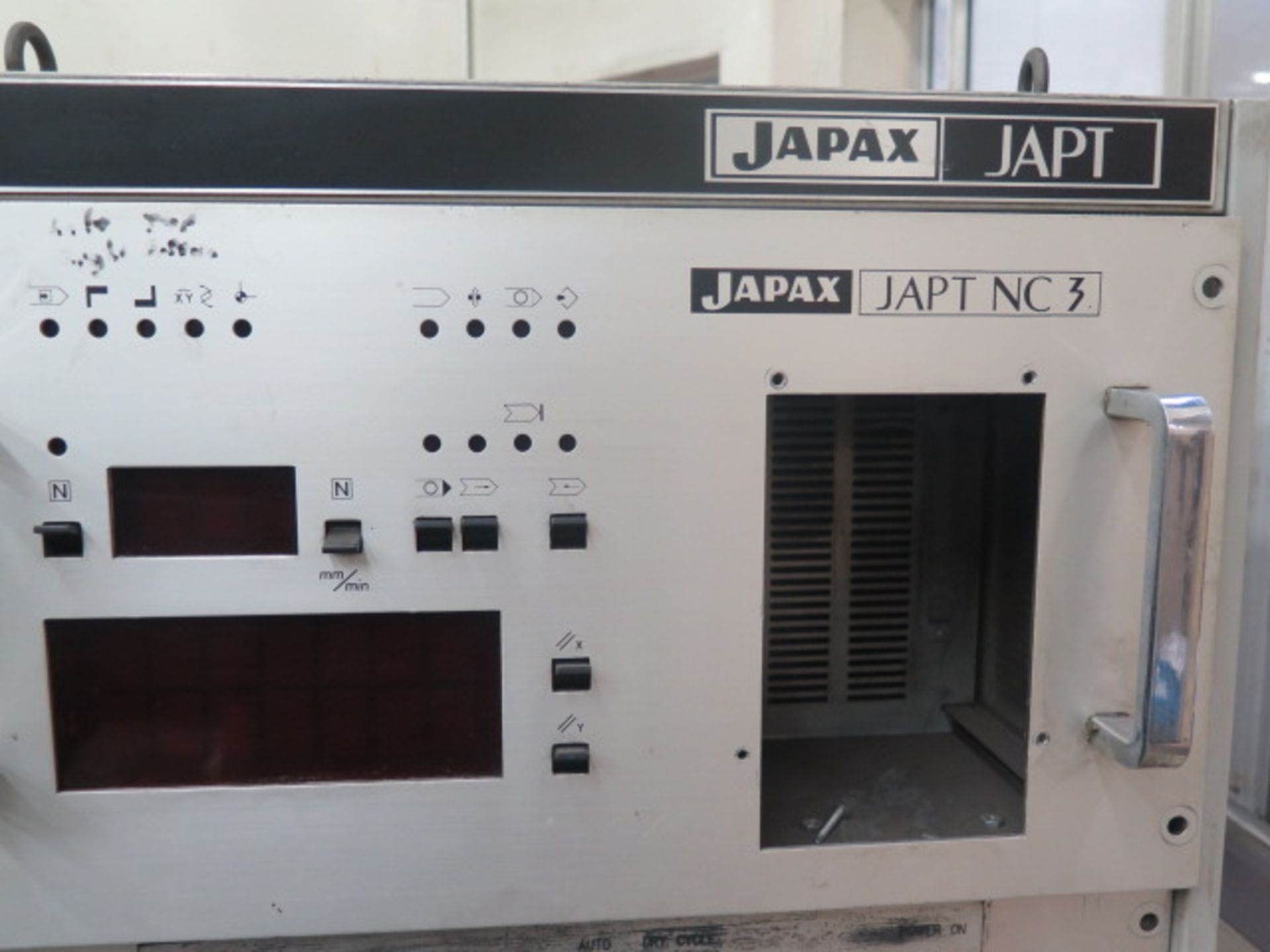 Japax “Electroder” EMM30 2-Station NC Electrode Cutting Machine s/n 08-01-038 w/ JAPT-NC3 Controls, - Image 4 of 11