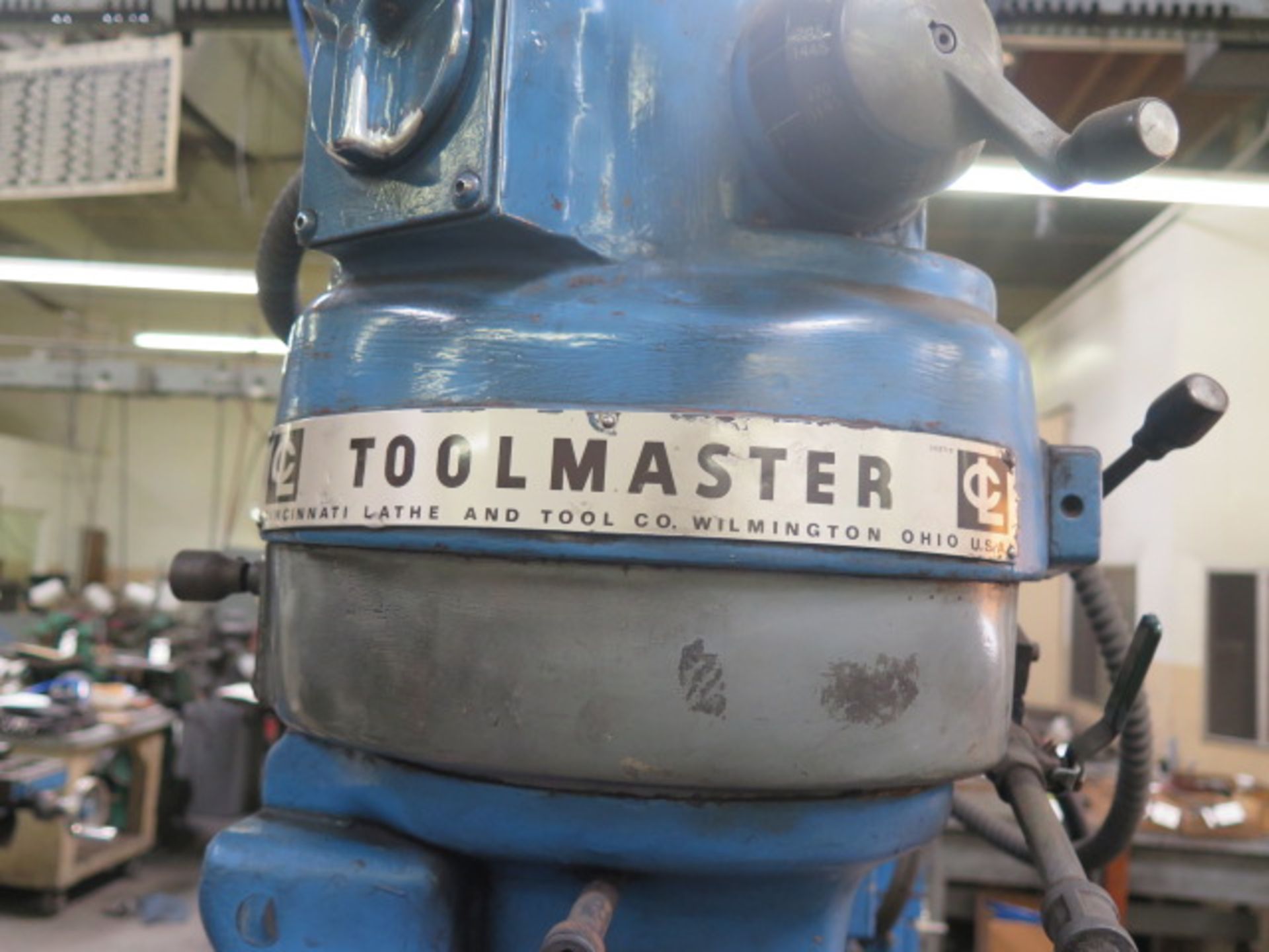 Cincinnati “Toolmaster” Vertical Mill s/n 5531D5W-0062 w/ 85-3800 Dial Change RPM, 40-Taper Spindle, - Image 3 of 11