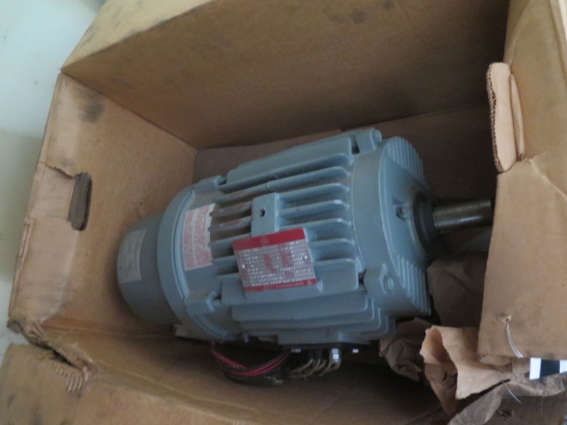 GE 8Hp Electric Motor (FOR Blanchard Grinder NEW) - Image 2 of 2