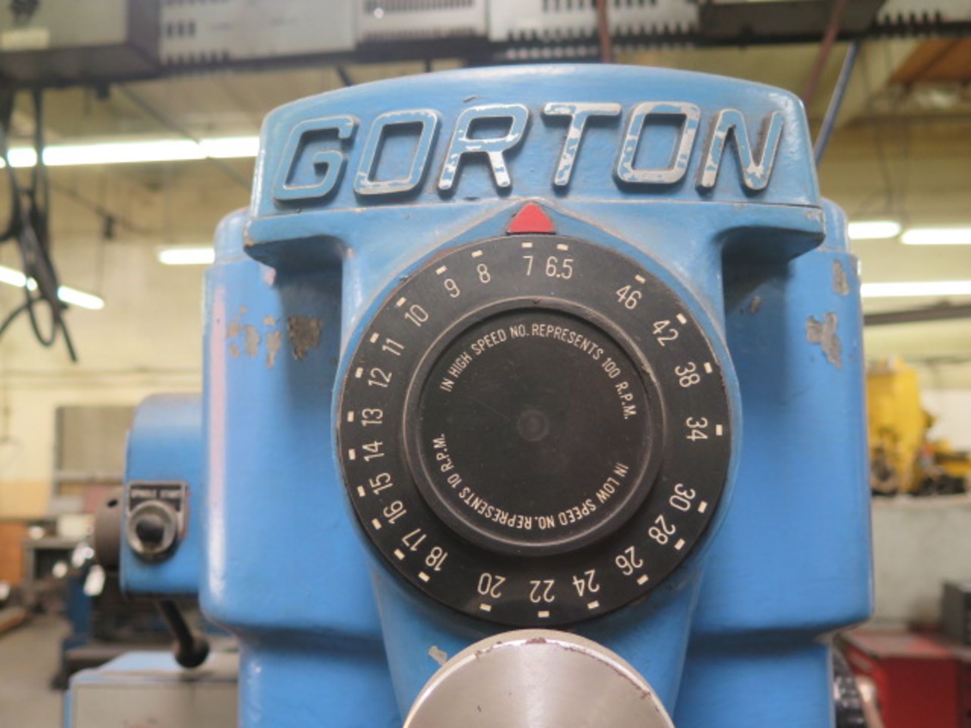 Gorton “Mastermill” mdl. 1-22 Vertical Mill w/ 650-4600 Dial Change RPM, 40-Taper Spindle, Box Ways, - Image 5 of 10